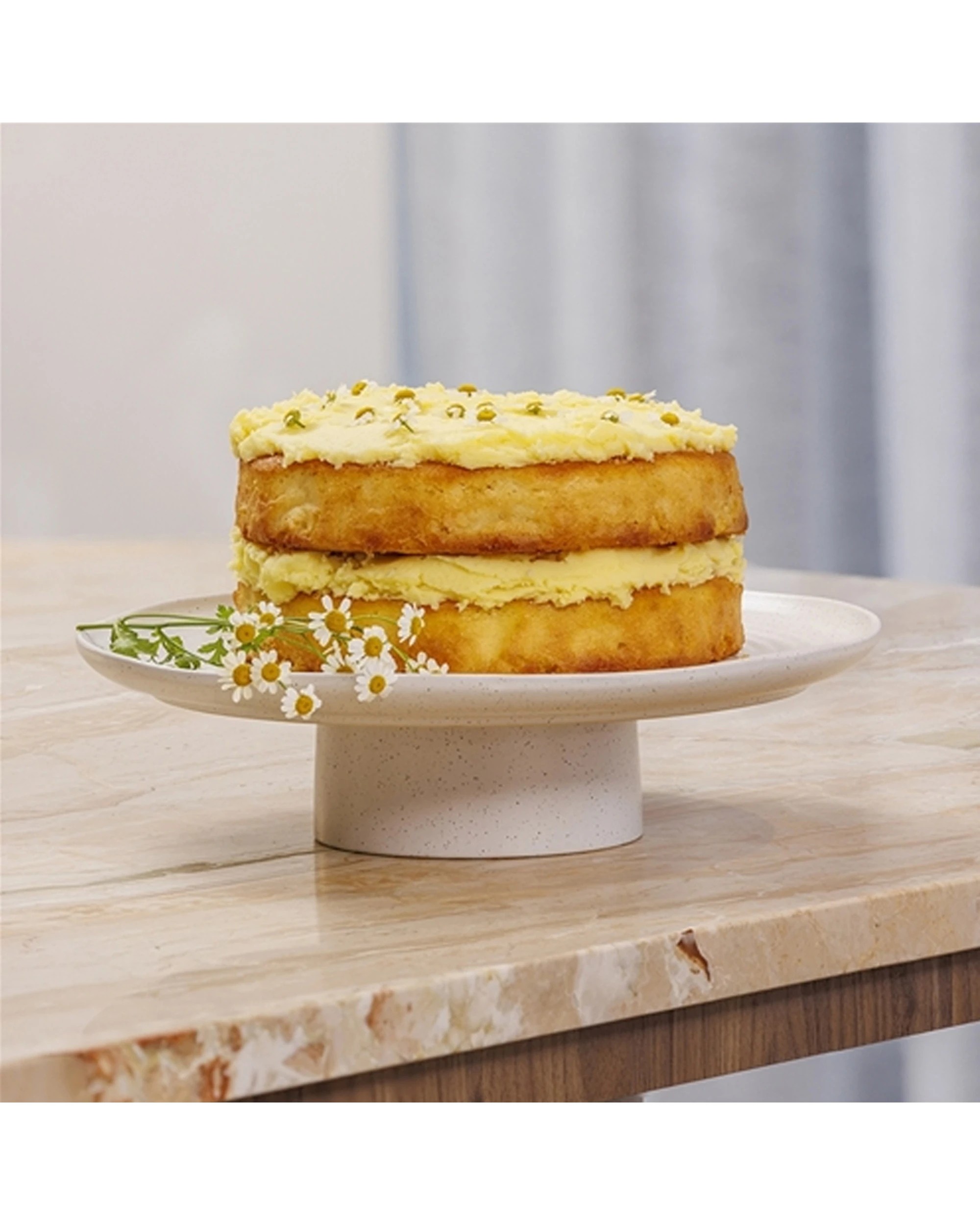 4 Ecology Ottawa 32x8.5cm Footed Stoneware Cake Stand Matte Reactive Glaze, 4 of 4