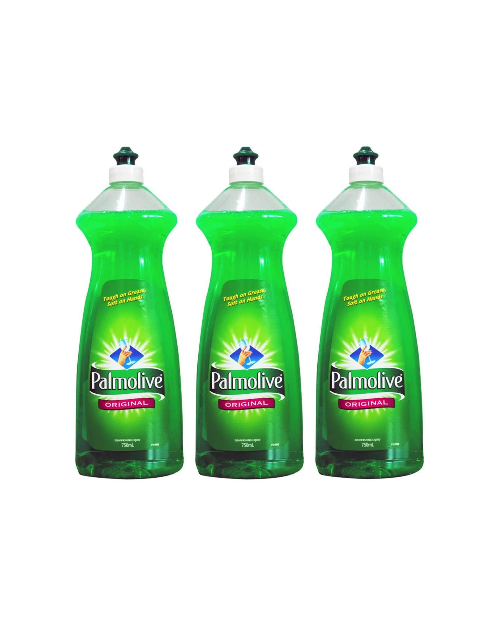 1 Palmolive 3pk Original Dishwashing Liquid Detergent Tough on Grease 750ml - Green, 1 of 1
