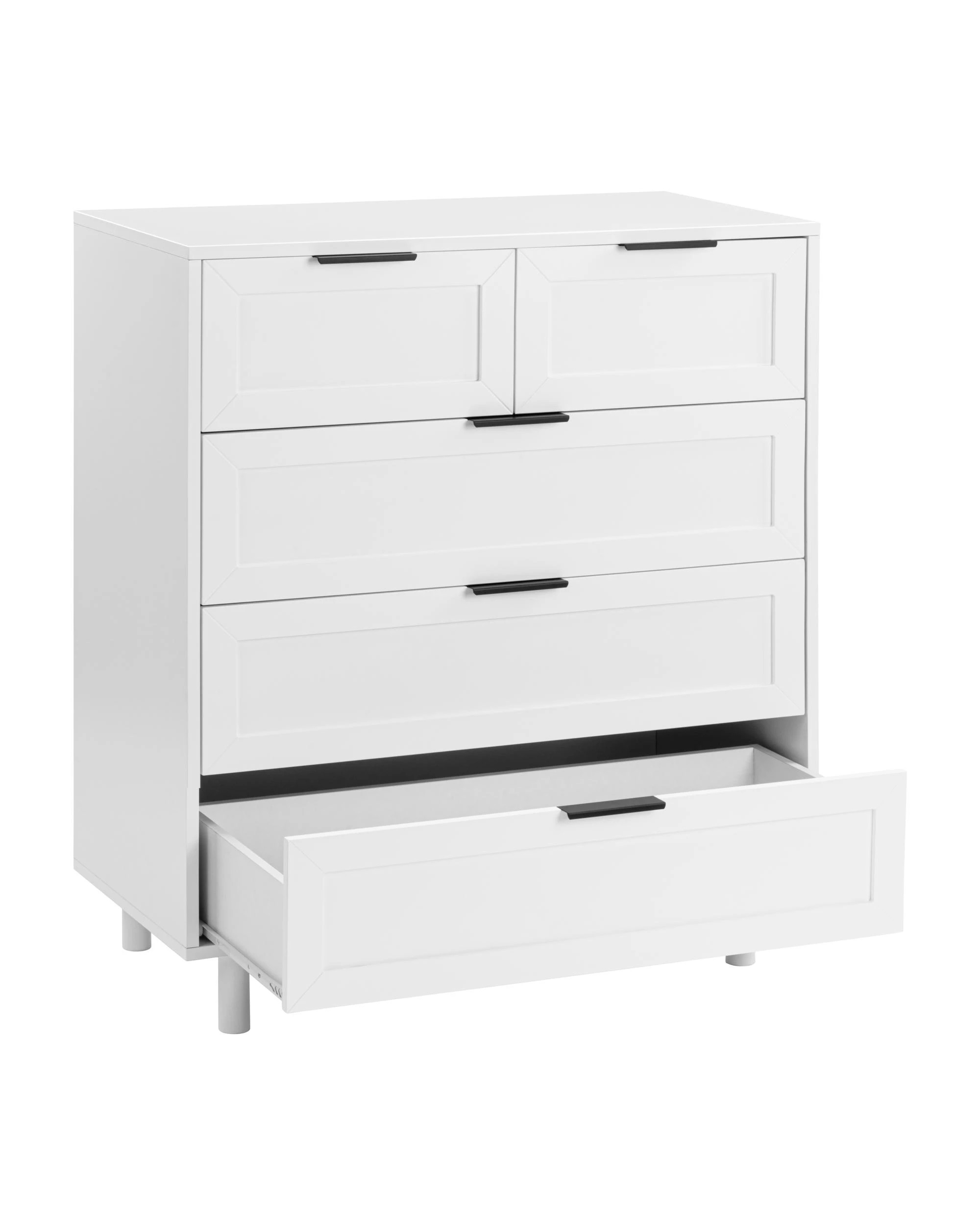 5 Kodu Tallboy Dresser Chest 5 Drawers - White, 5 of 10