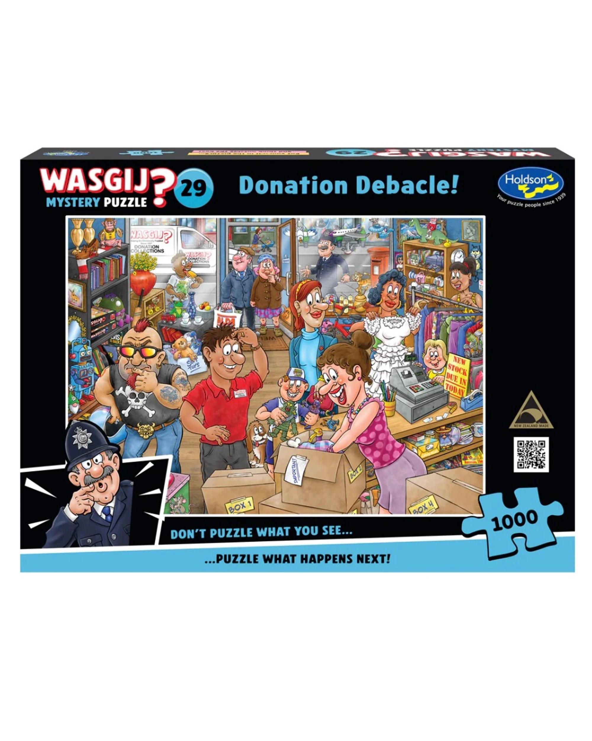 3 Holdson Wasgij Mystery #29 Donation Debacle 1000 Piece Jigsaw Puzzle, 3 of 3