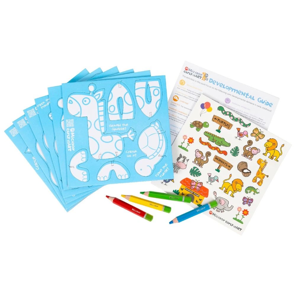 4 Micador early stART Colour and Play Zoo Edition, 4 of 9