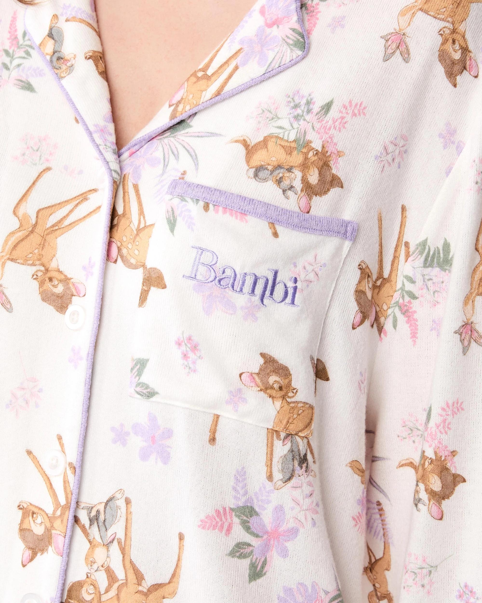 4 Bambi License Long Sleeve Top and Pants Supersoft Pyjama Set Bambi, 4 of 5