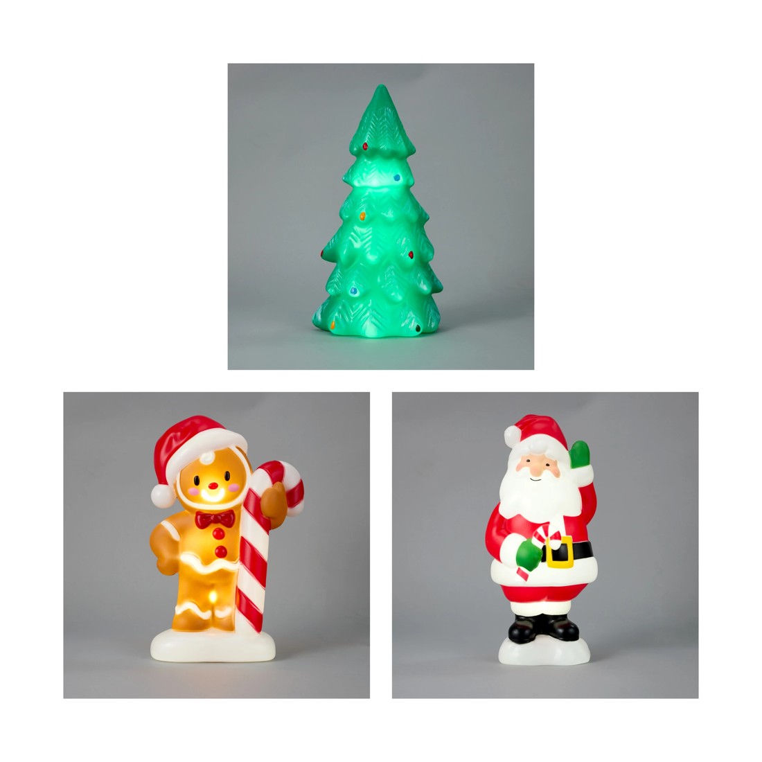 1 Battery Operated LED Light Up Blow Mold Character - Assorted, 1 of 6