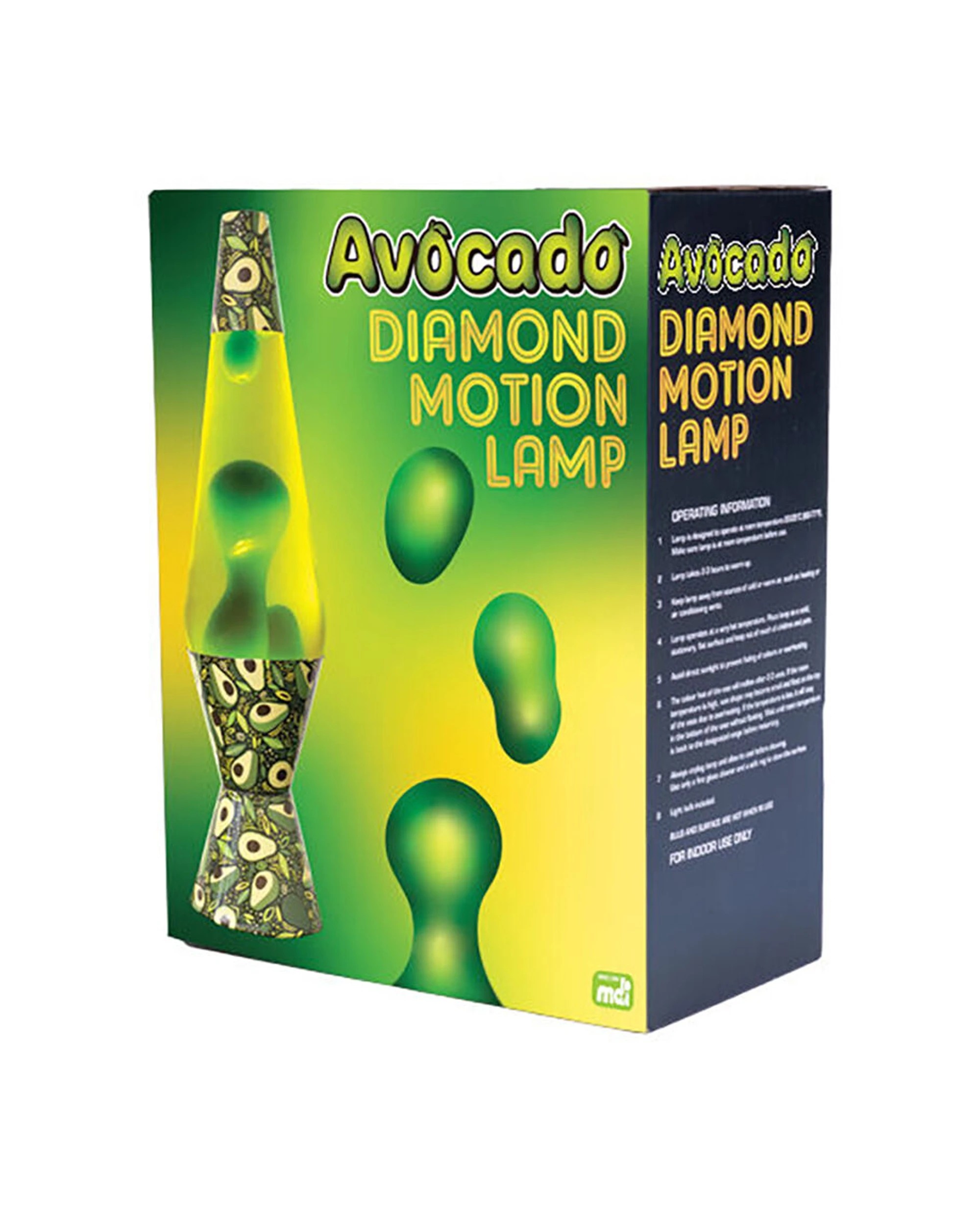 4 MDI Aus Diamond Glitter Lamp Night Light Bedside Decor Avocado - Green, 4 of 4