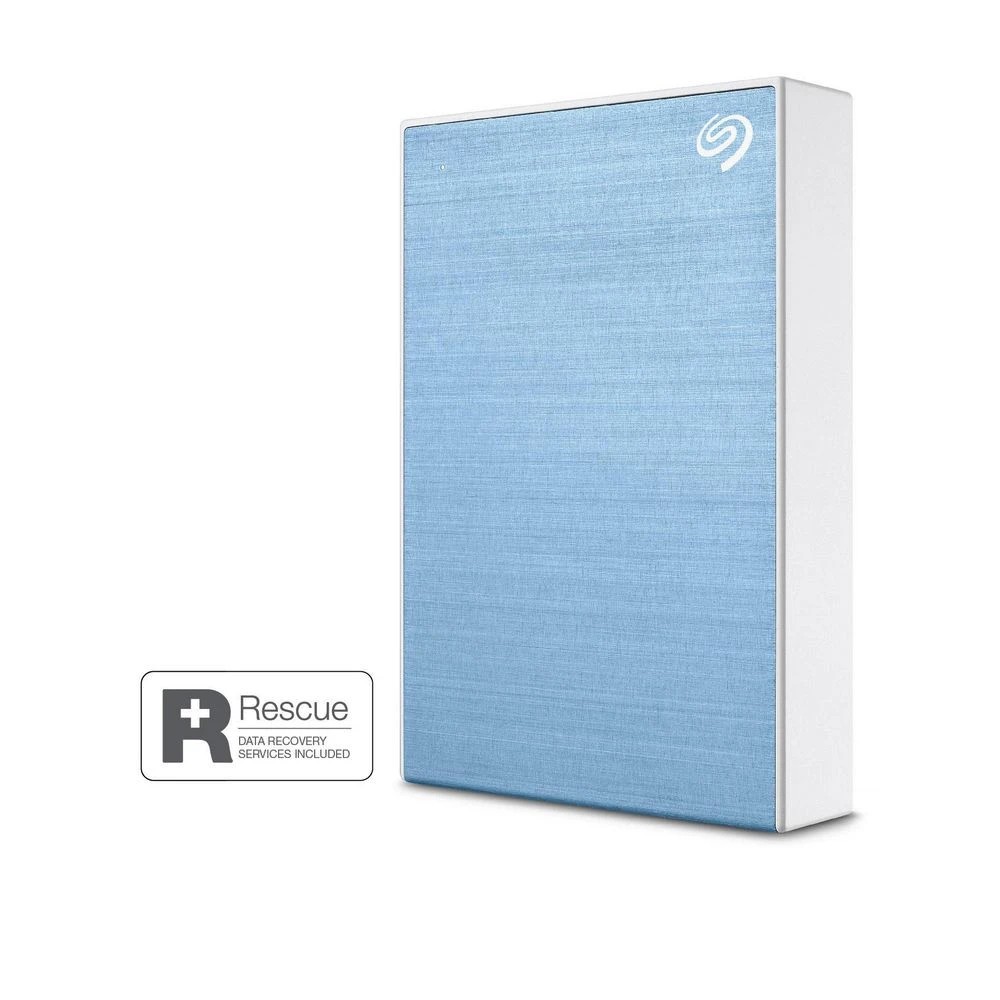 2 Seagate 5TB One Touch Portable Hard Drive Sky Blue, 2 of 4