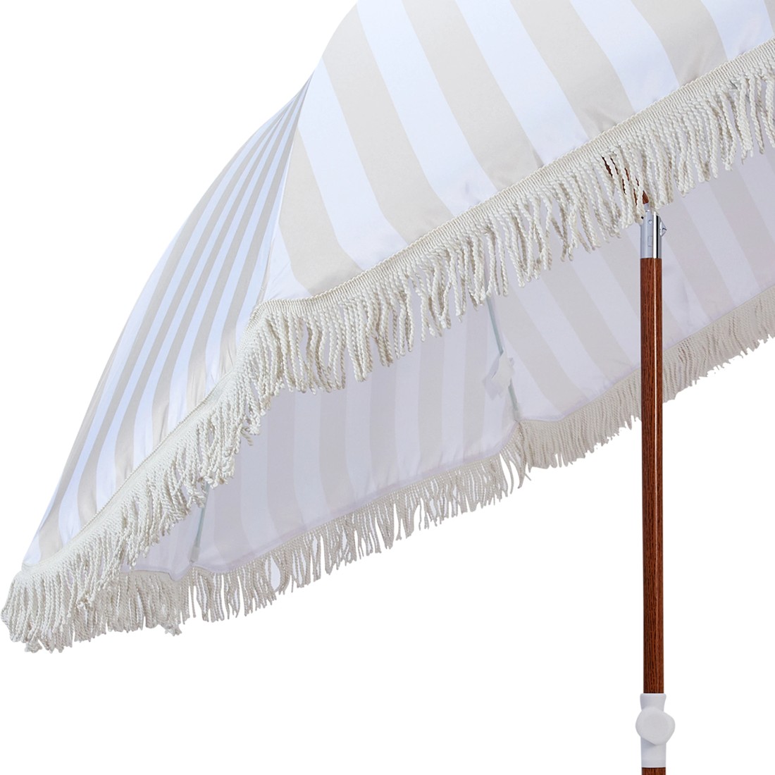 4 Beach Umbrella - Natural Stripe, 4 of 8