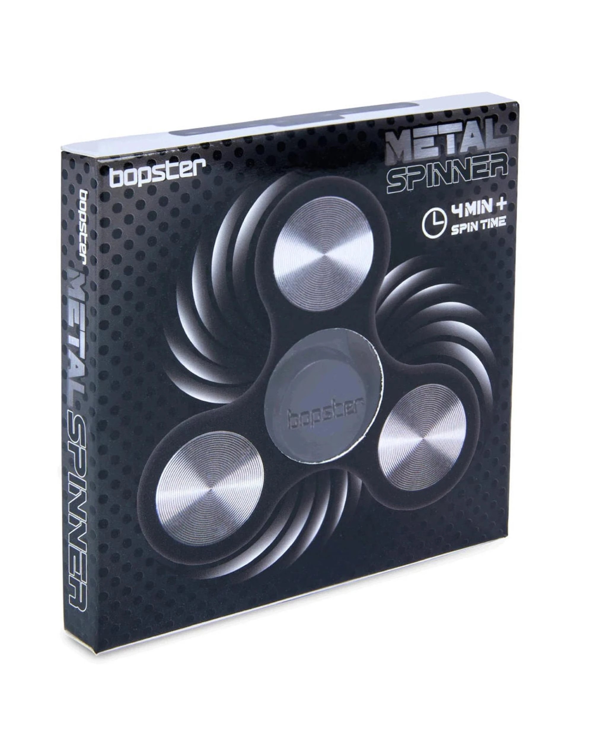 1 Bopster Metal Fidget Spinner - Black, 1 of 3