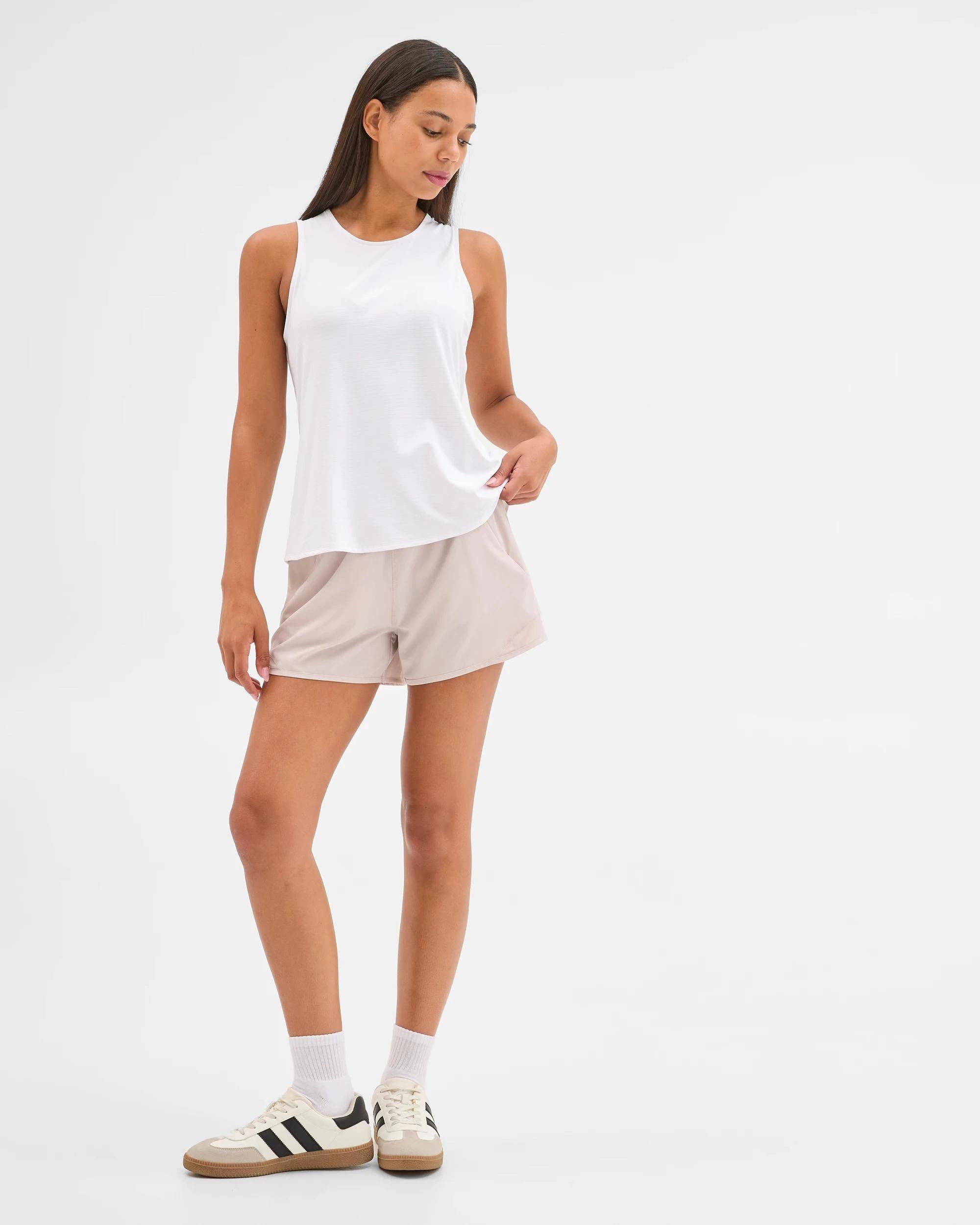 2 Target Active Wrap Back Running Tank Top WHITE, 2 of 8