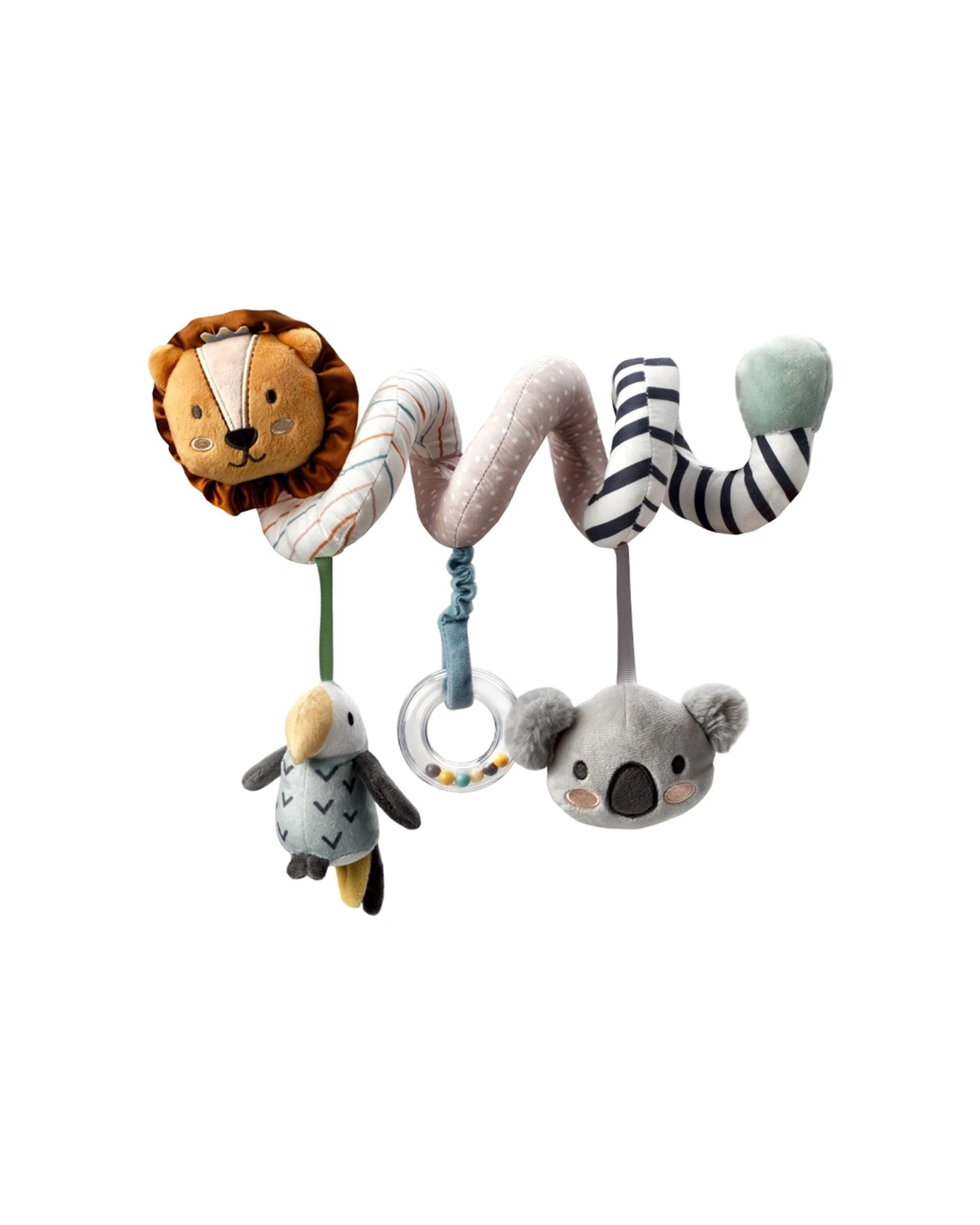 1 Nuby Animal Adventures Stroller Spiral Toy Squeak And Rattle - Multi, 1 of 1