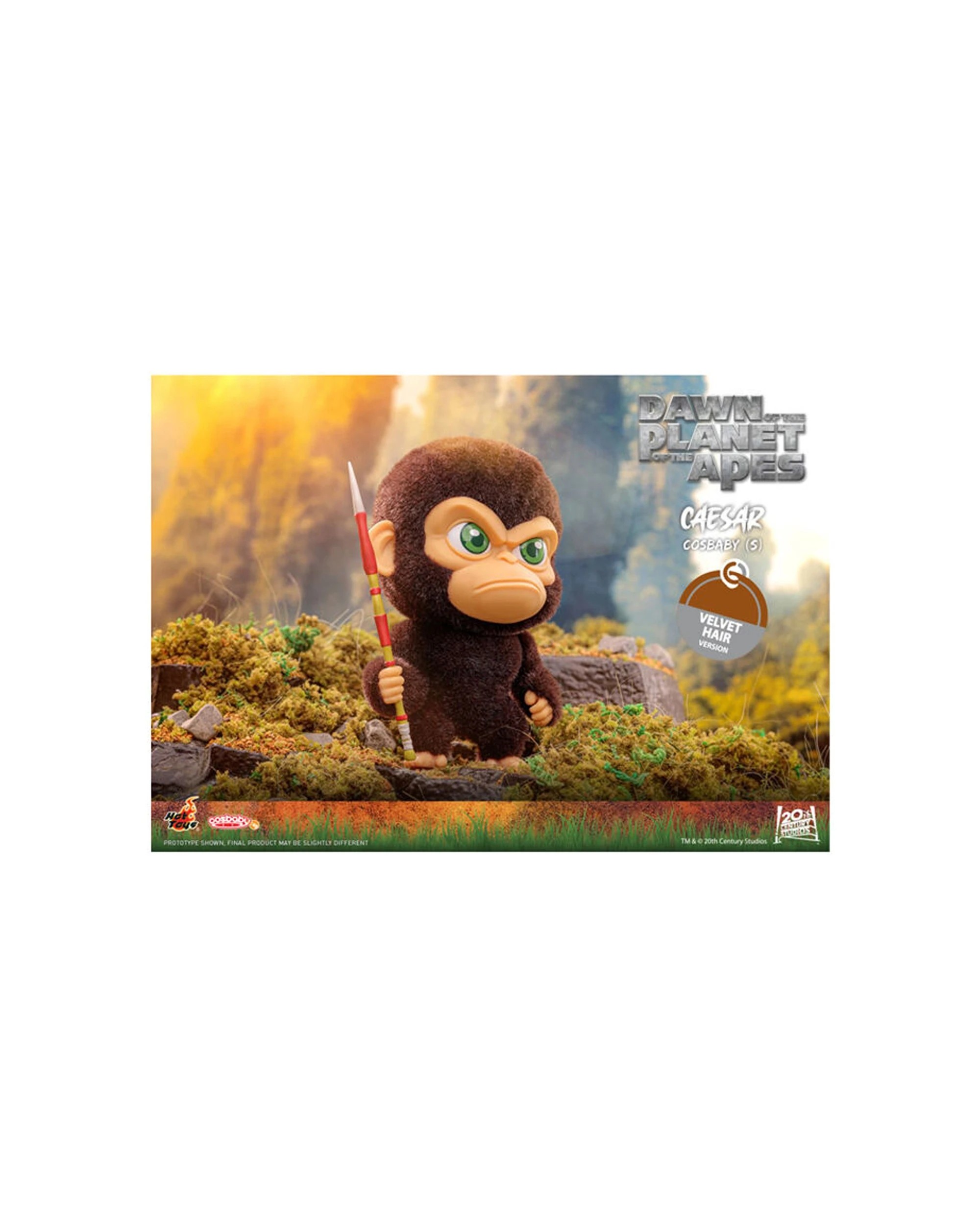 2 PLANET OF THE APES Dawn Of The Planet Of The Apes Caesar Cosbaby Collectible - Brown, 2 of 3