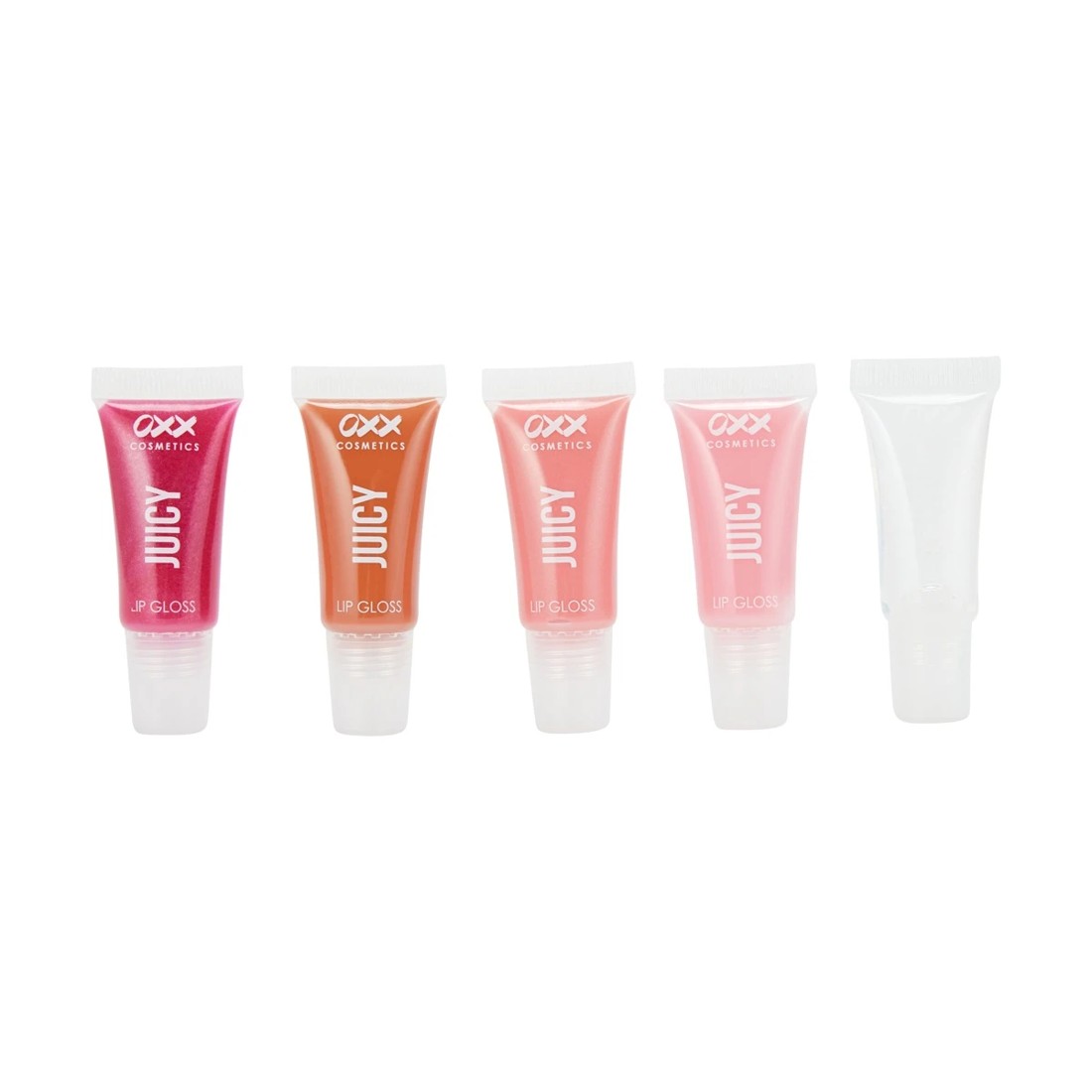 2 OXX Cosmetics 5 Piece Mini Juicy Scented Lip Gloss Set, 2 of 6