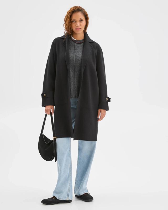 Target Woman Australian Cotton Blend Knitted Trench Ja