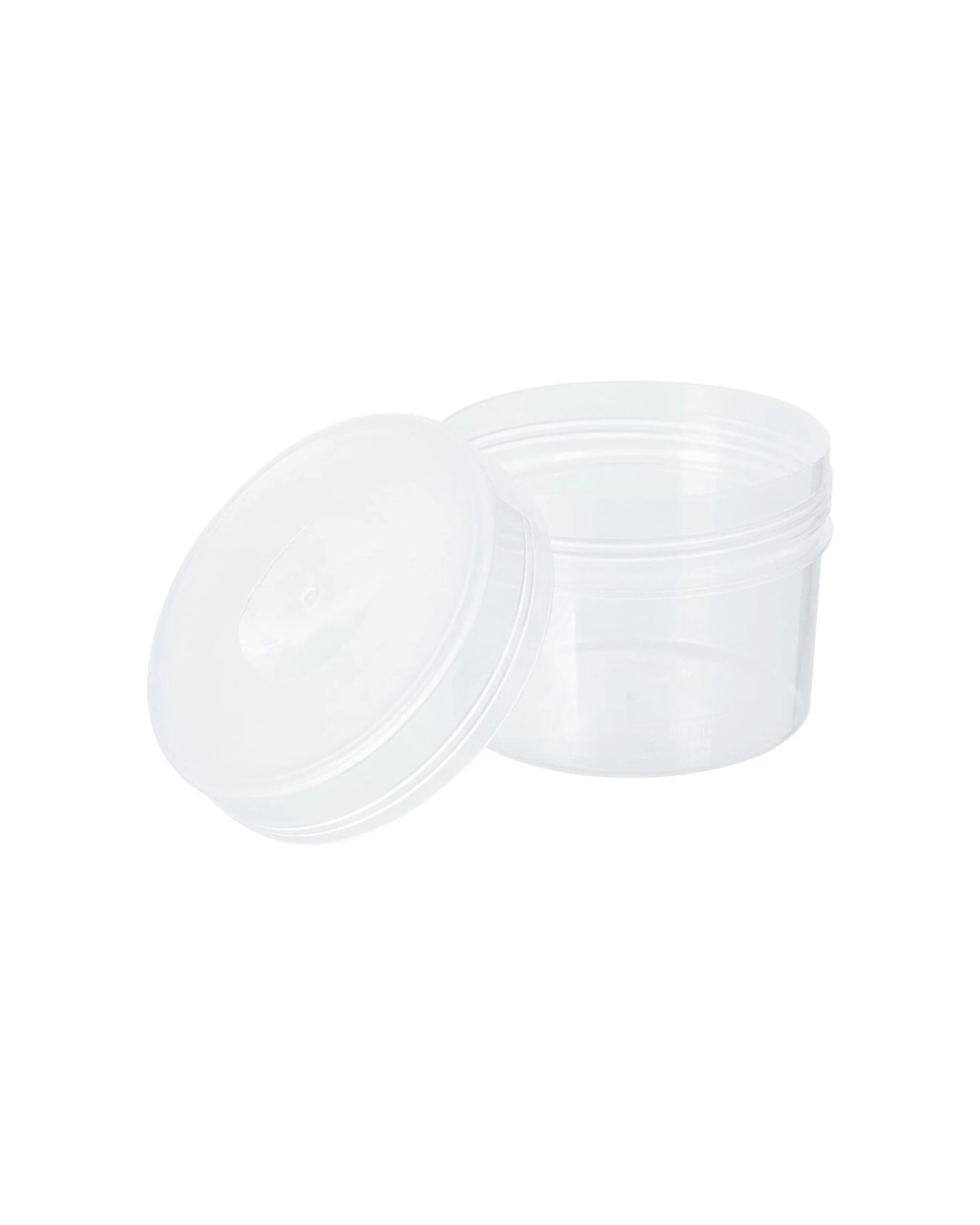 2 Lemon & Lime 1l Keep Fresh Round Plastic Stackable Food Storer Snacks Container
 - Clear, 2 of 3