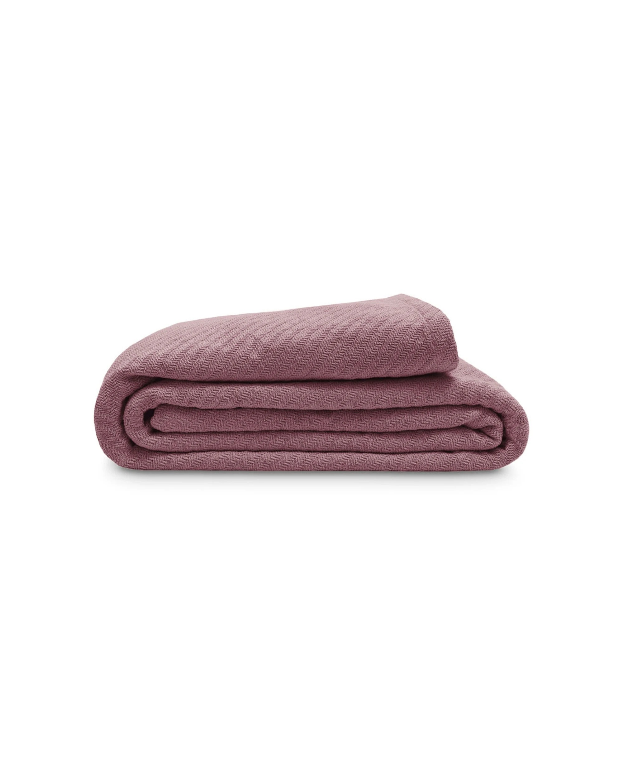 1 Ardor Double Size Surry Cotton Blanket Home Bedding 240x230cm Hand Woven - Red, 1 of 3