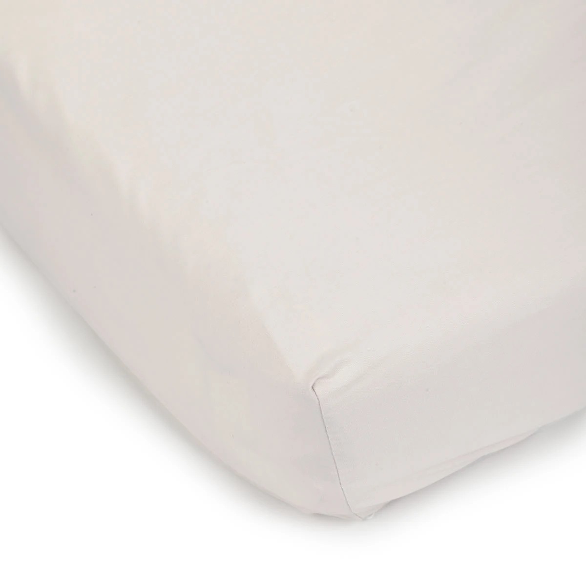 1 250 Thread Count Cotton Rich Fitted Sheet - Queen Bed, Oatmeal, 1 of 4