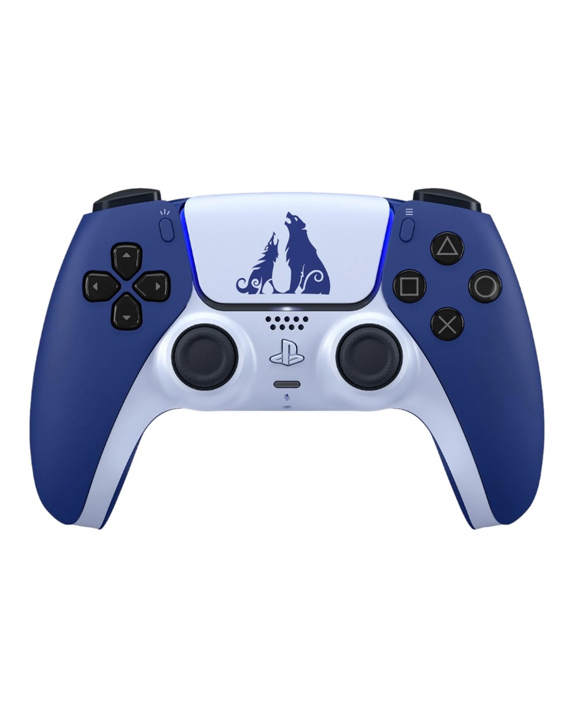 1 Playstation 5 Dualsense God of War Ragnarok Limited Edition Wireless Controller - Blue, 1 of 5