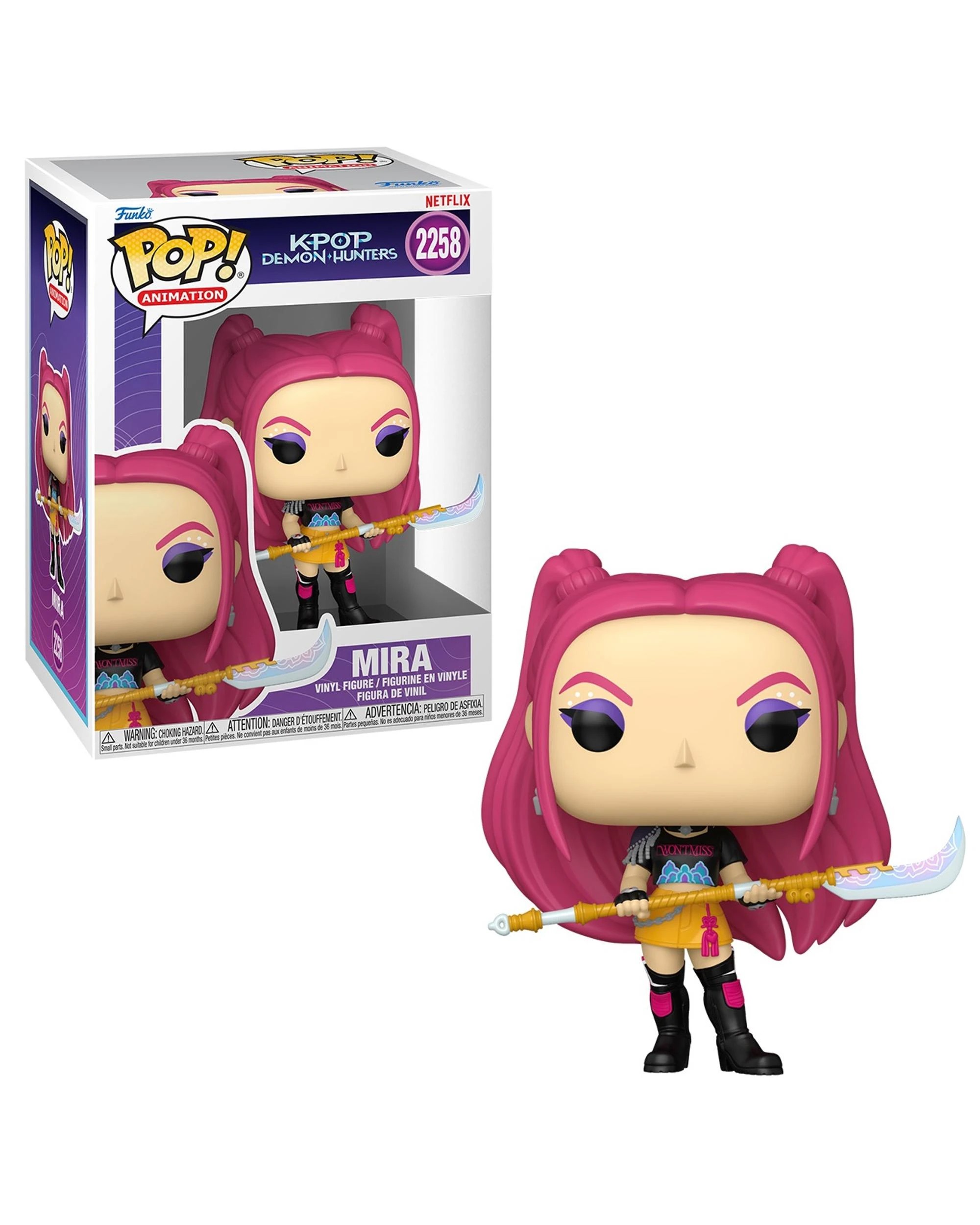 1 K-POP Demon Hunters: Mira Funko POP! Vinyl, 1 of 3