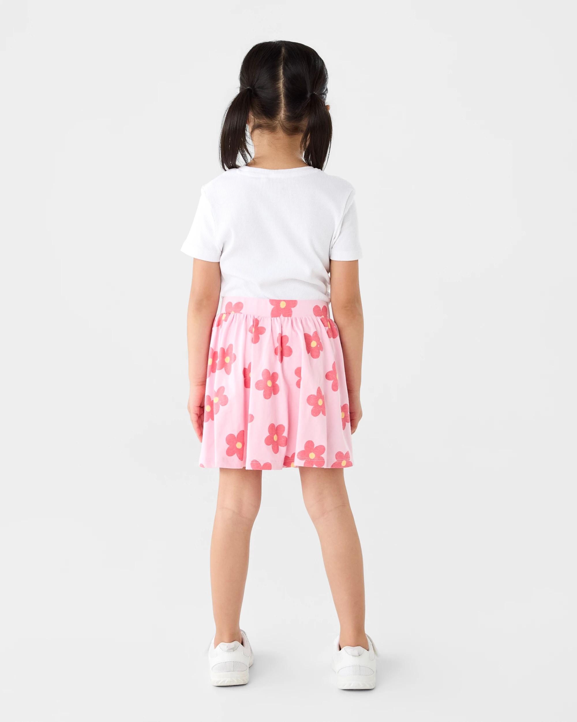 7 Printed Skort Pnk Floral, 7 of 7