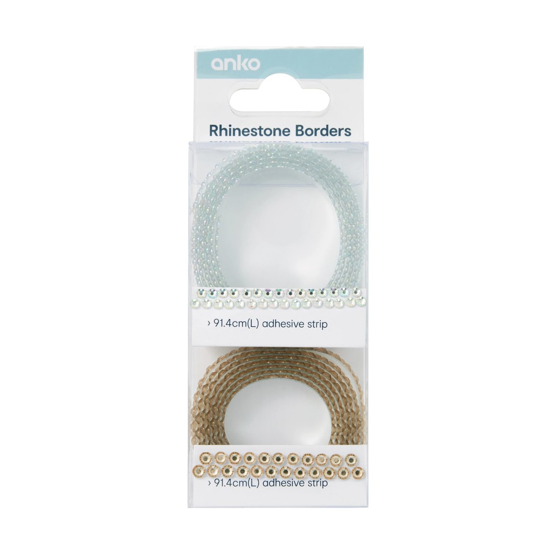 1 2 Pack Rhinestone Borders, 1 of 4