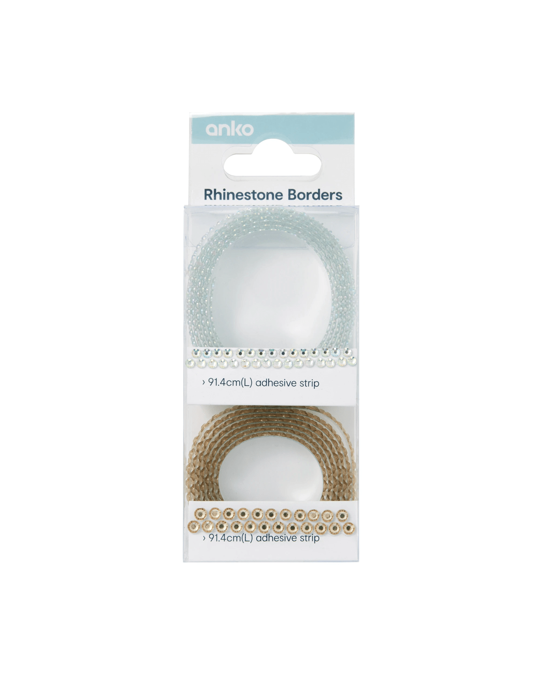 1 2 Pack Rhinestone Borders, 1 of 4