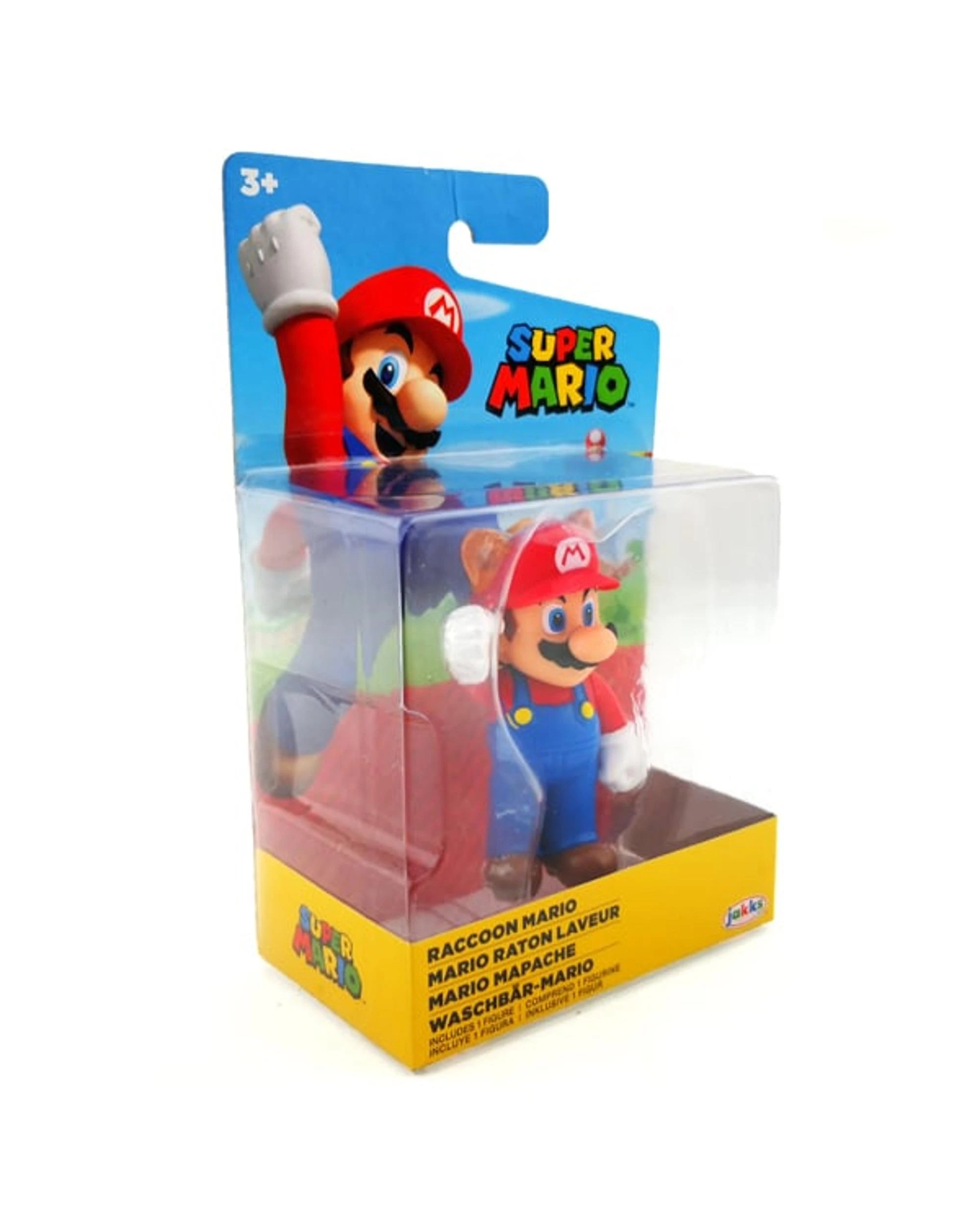 1 World of Nintendo Super Mario Raccoon Mario 2.5 Inch Figure, 1 of 1