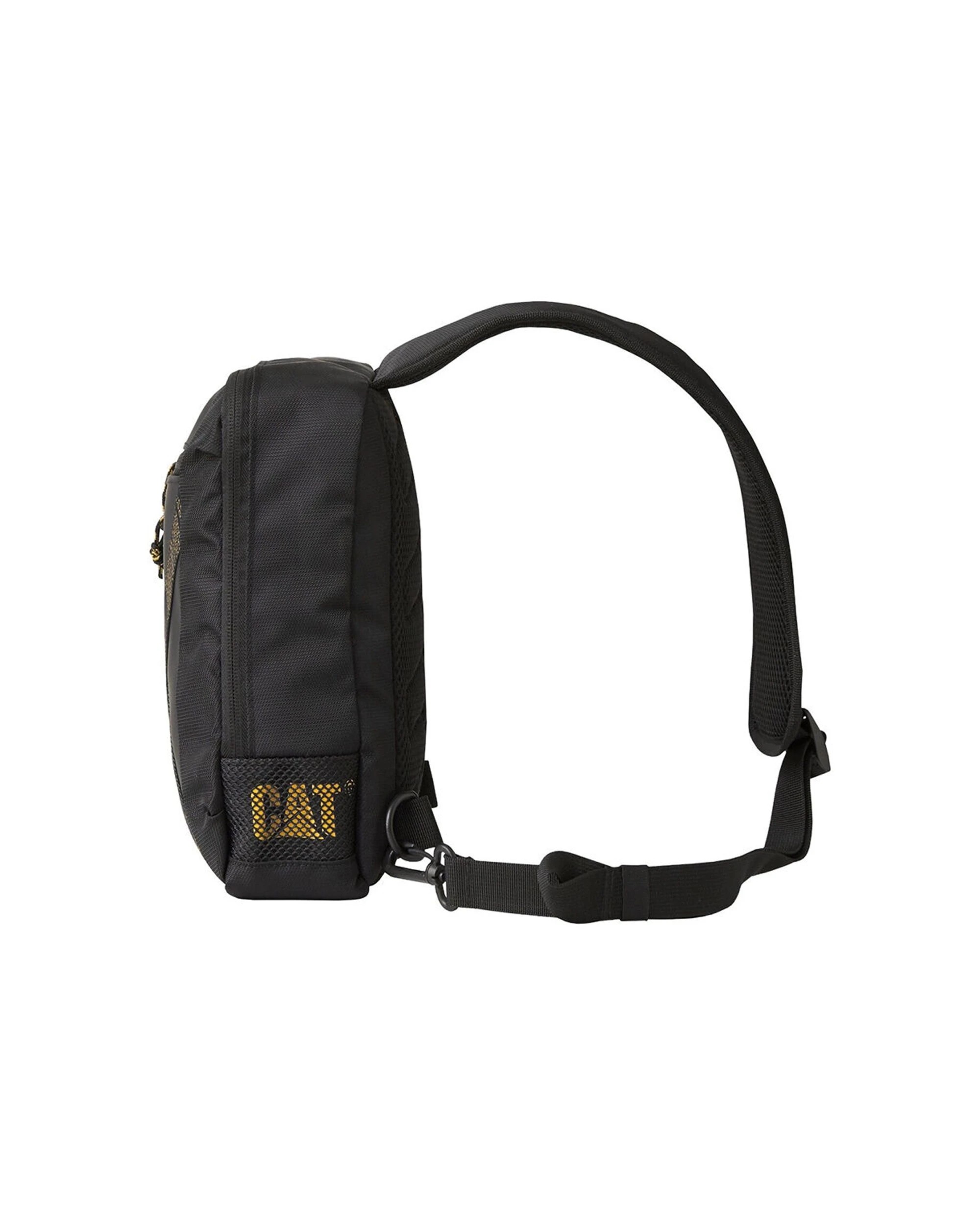 3 Caterpillar Mens CAT The Sixty Sling Bag Adjustable Strap 31x24cm Practical Use Bag 7L - Black, 3 of 3