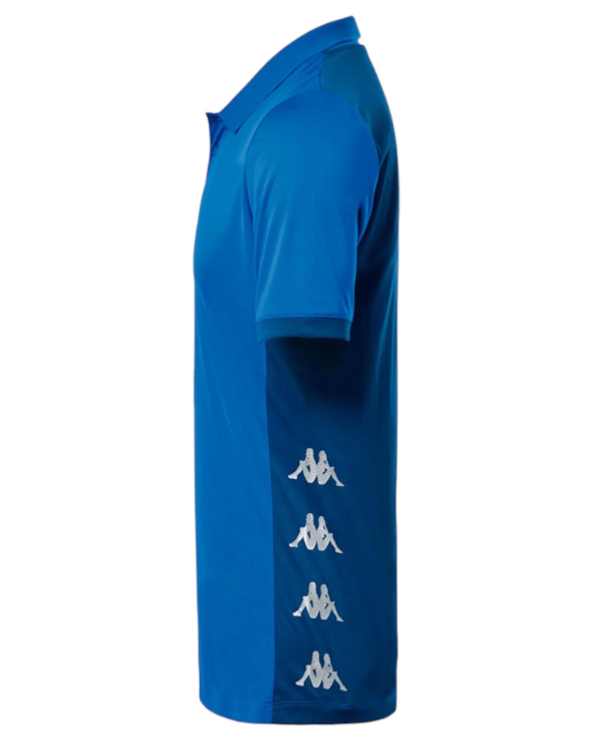 2 Kappa 3 Pack Mens Deggiano Performance Soccer Polo Shirt BLUE, 2 of 2