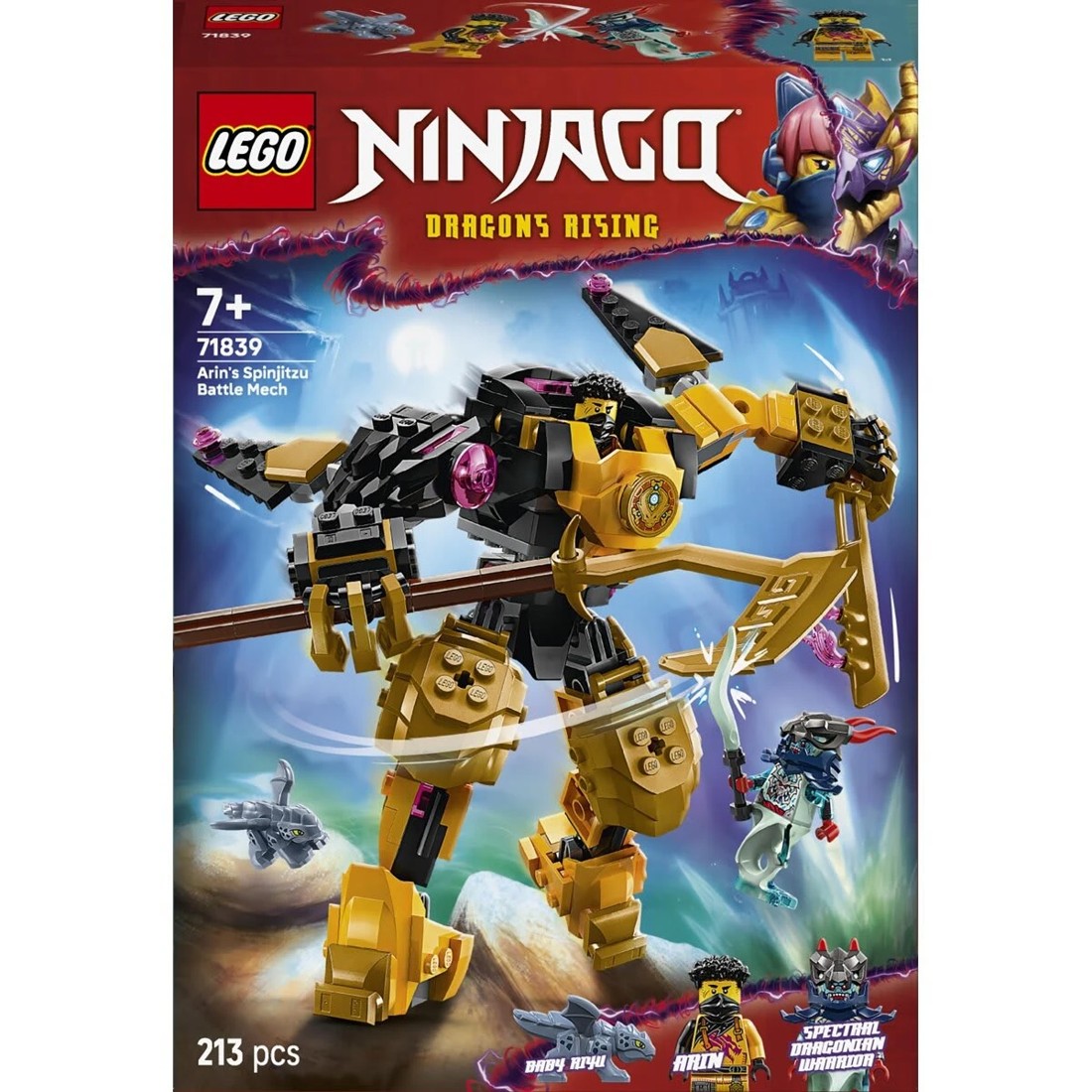 1 LEGO NINJAGO Arin’s Spinjitzu Battle Mech 71839, 1 of 8