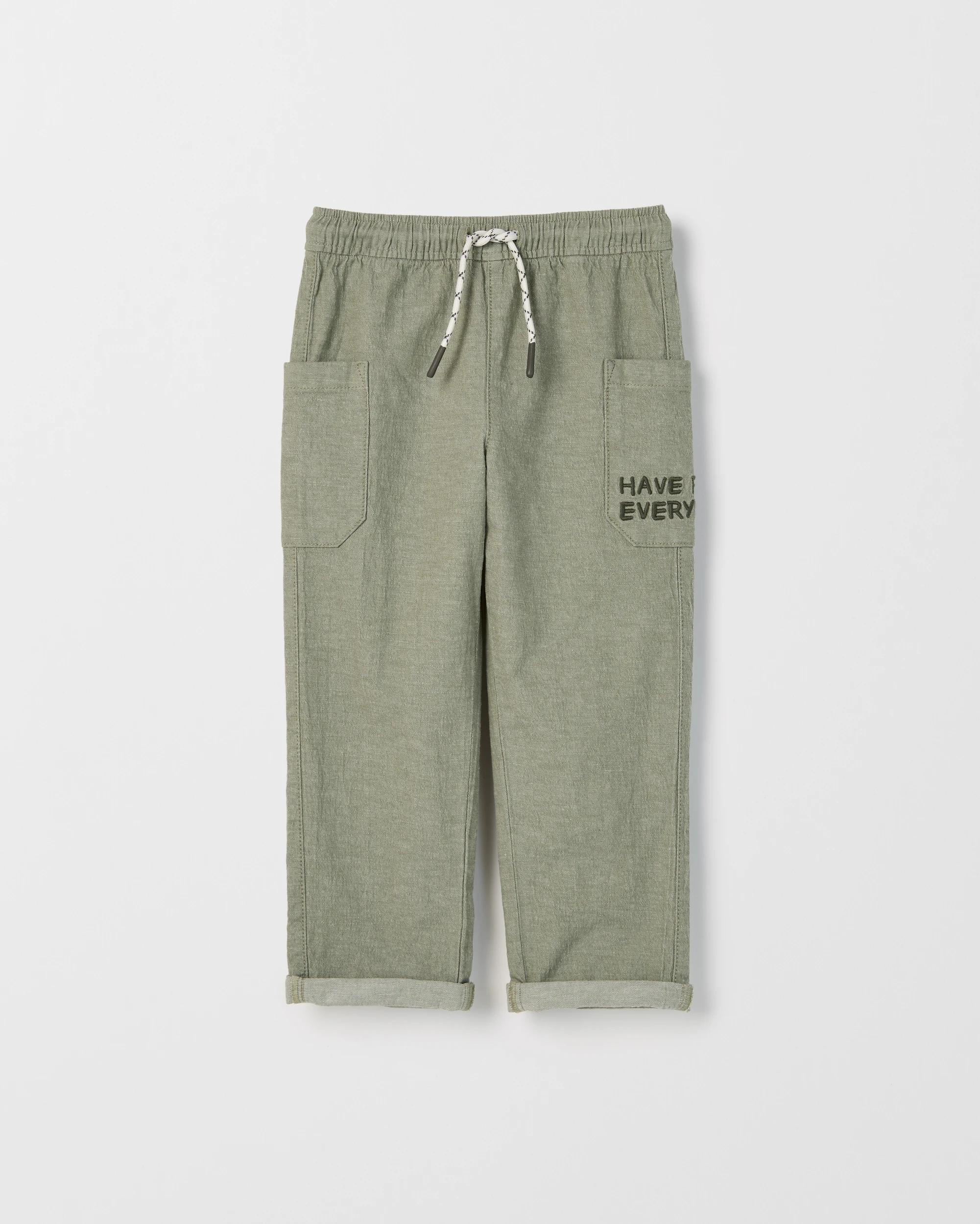5 Target Kids Pull On Lightweight Pants KHAKI, 5 of 6