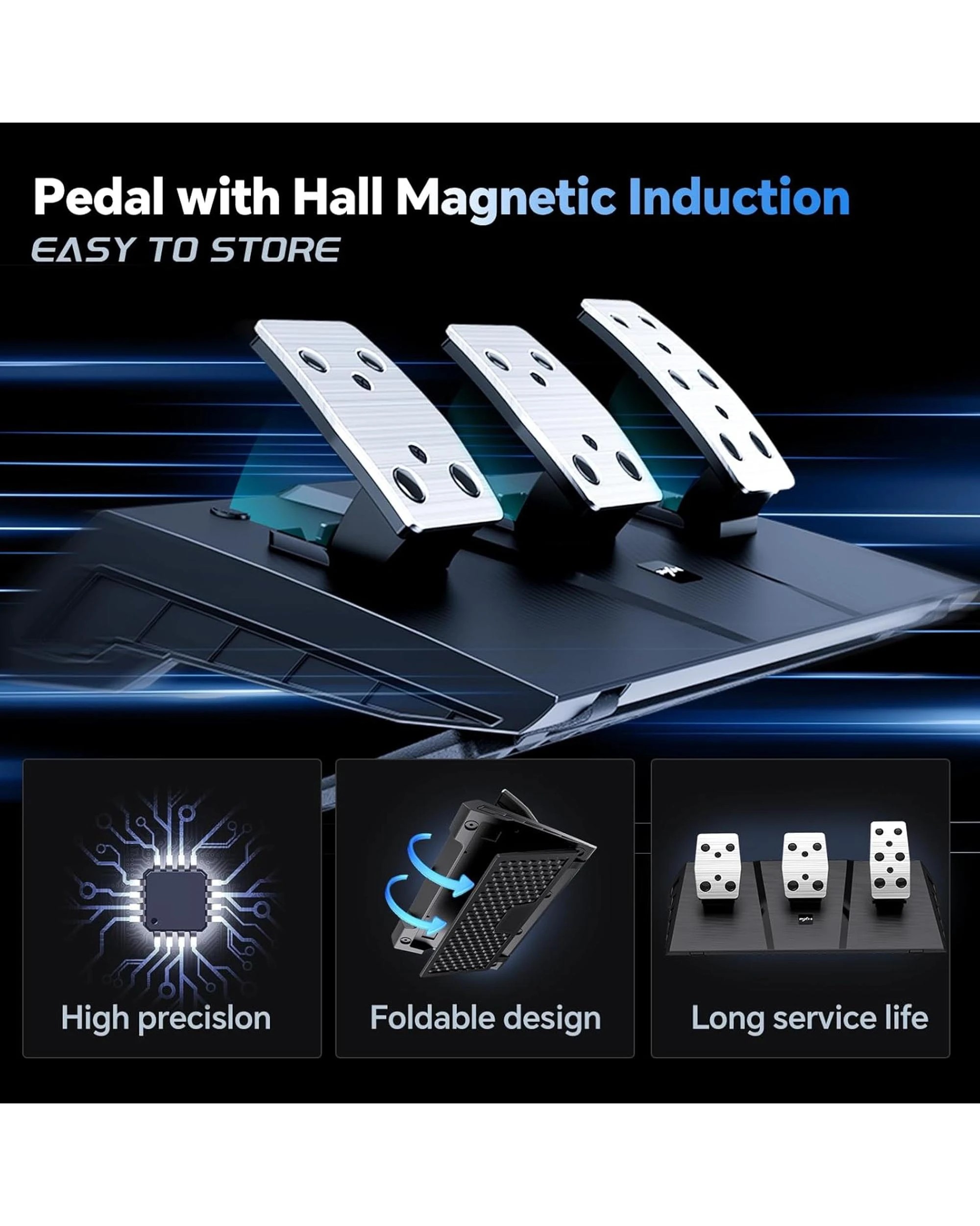 6 PXN Electronic Technology Co PXN V9 GEN2 Wheel Racing - Black, 6 of 7