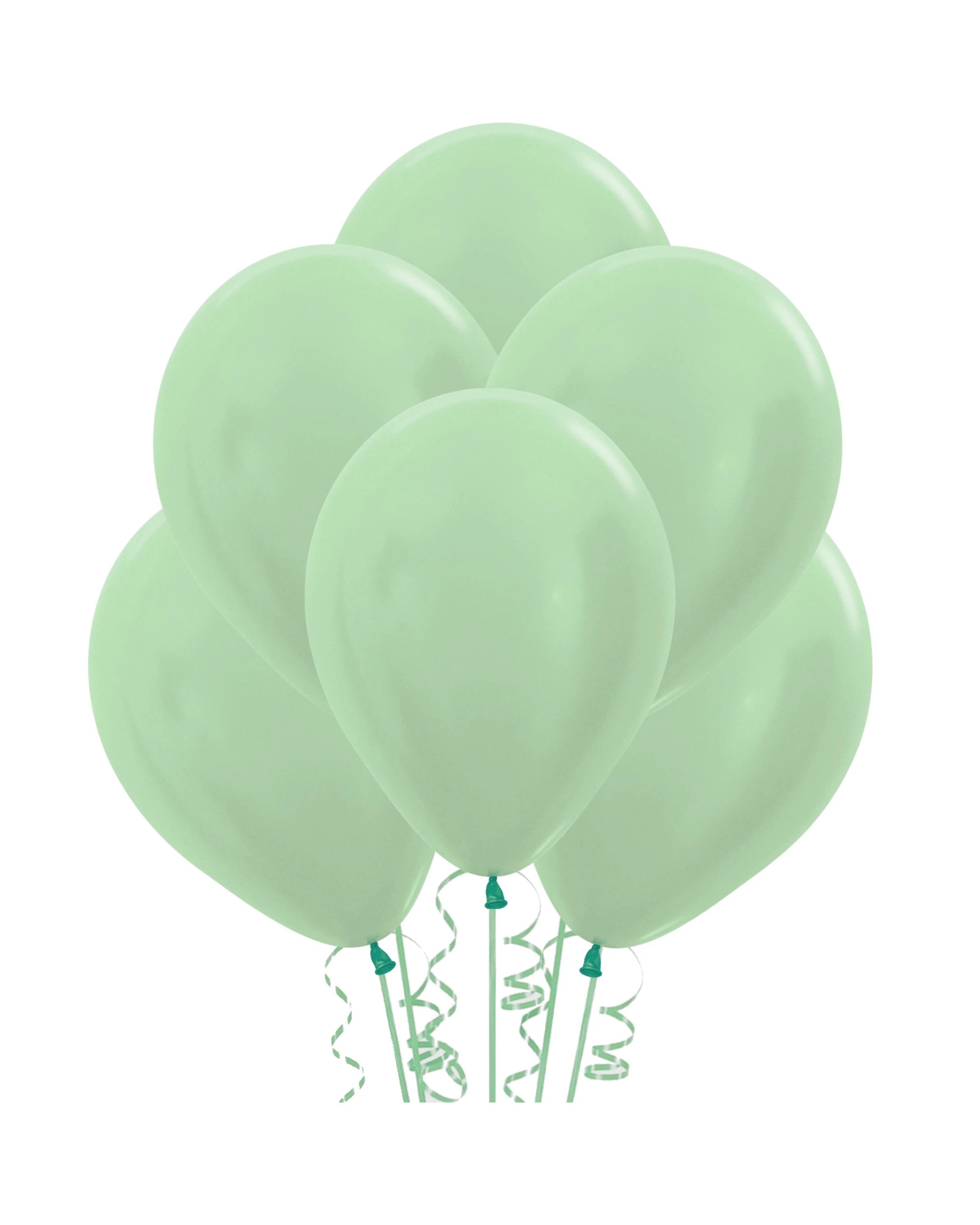 1 Sempertex Pearl Shimmer Balloons 30cm Pack of 18 - Green, 1 of 1