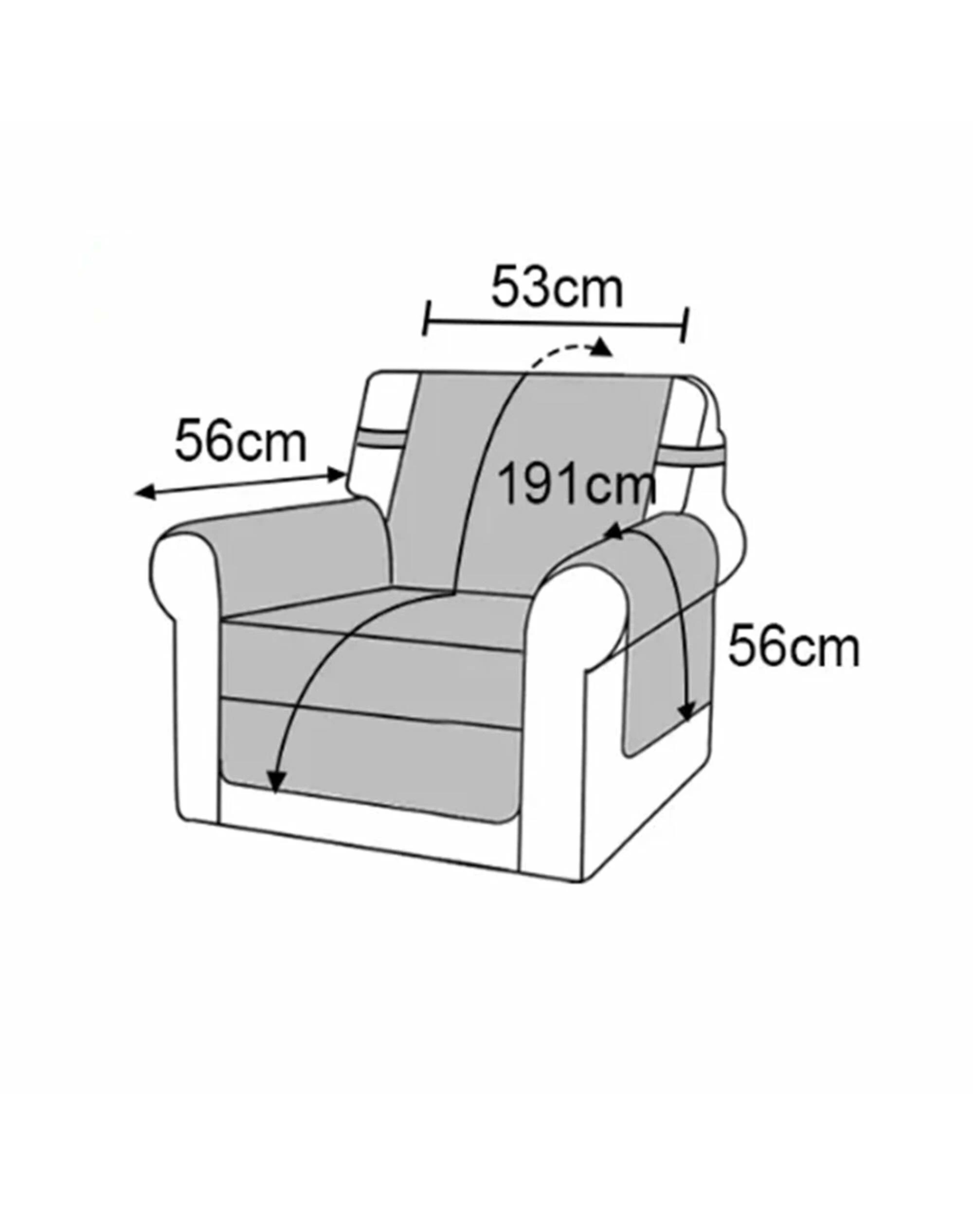 5 Smarcute 1 Seater Christmas Armchair Cushion with Straps - Multi, 5 of 5