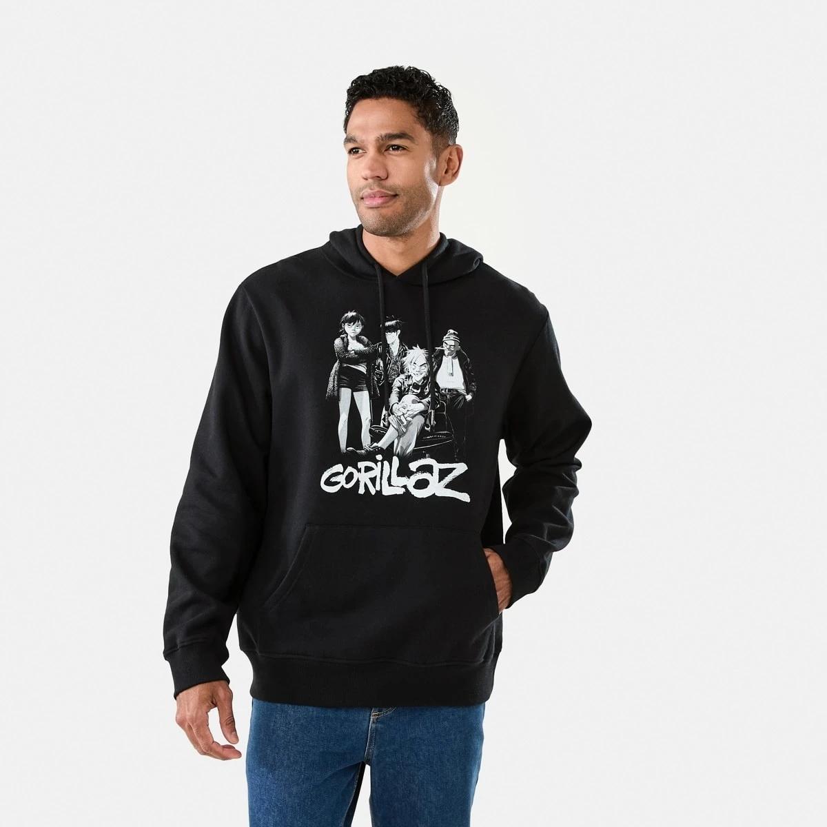 1 Gorillaz License Hoodie Black, 1 of 6