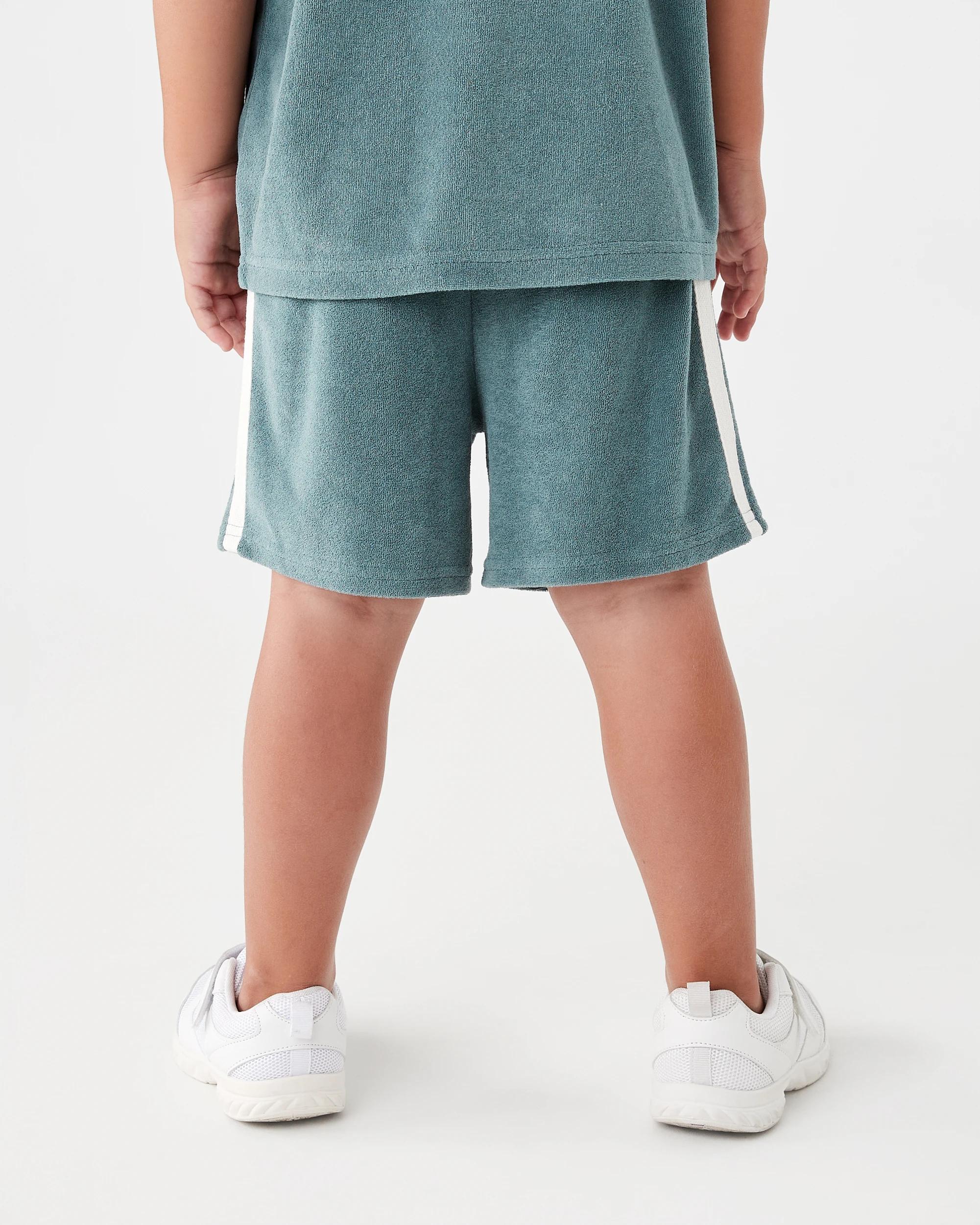 2 Terry Toweling Shorts Gbln Blue, 2 of 6
