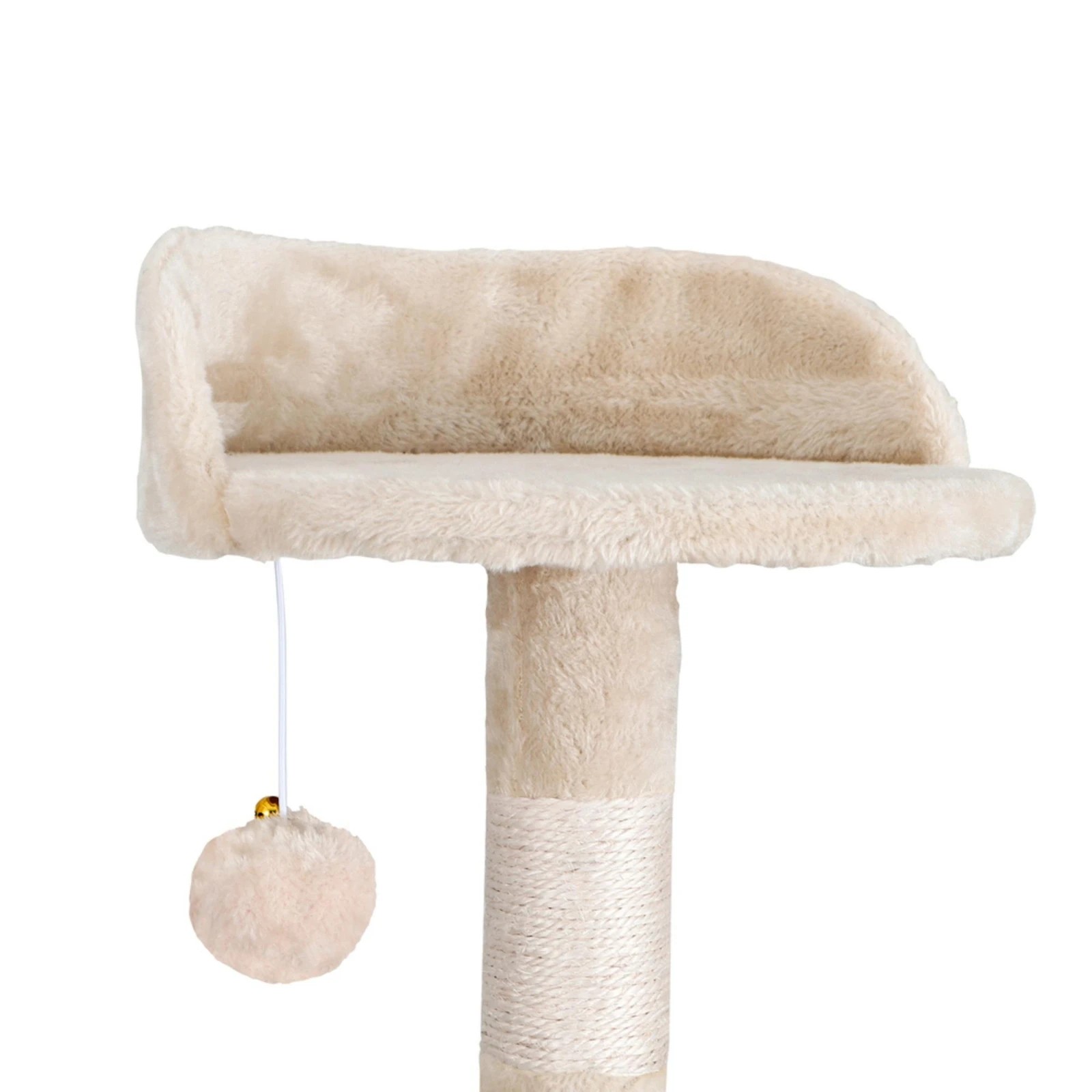 3 Beastie Cat Tree Scratching Post Scratcher Tower Condo House Furniture 112CM - Beige, 3 of 6