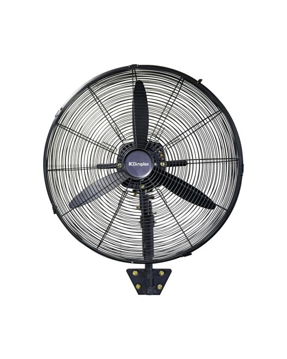 Dimplex 50cm High Velocity 180w Oscillating Wall Mounted Fan W/ Remote - Black