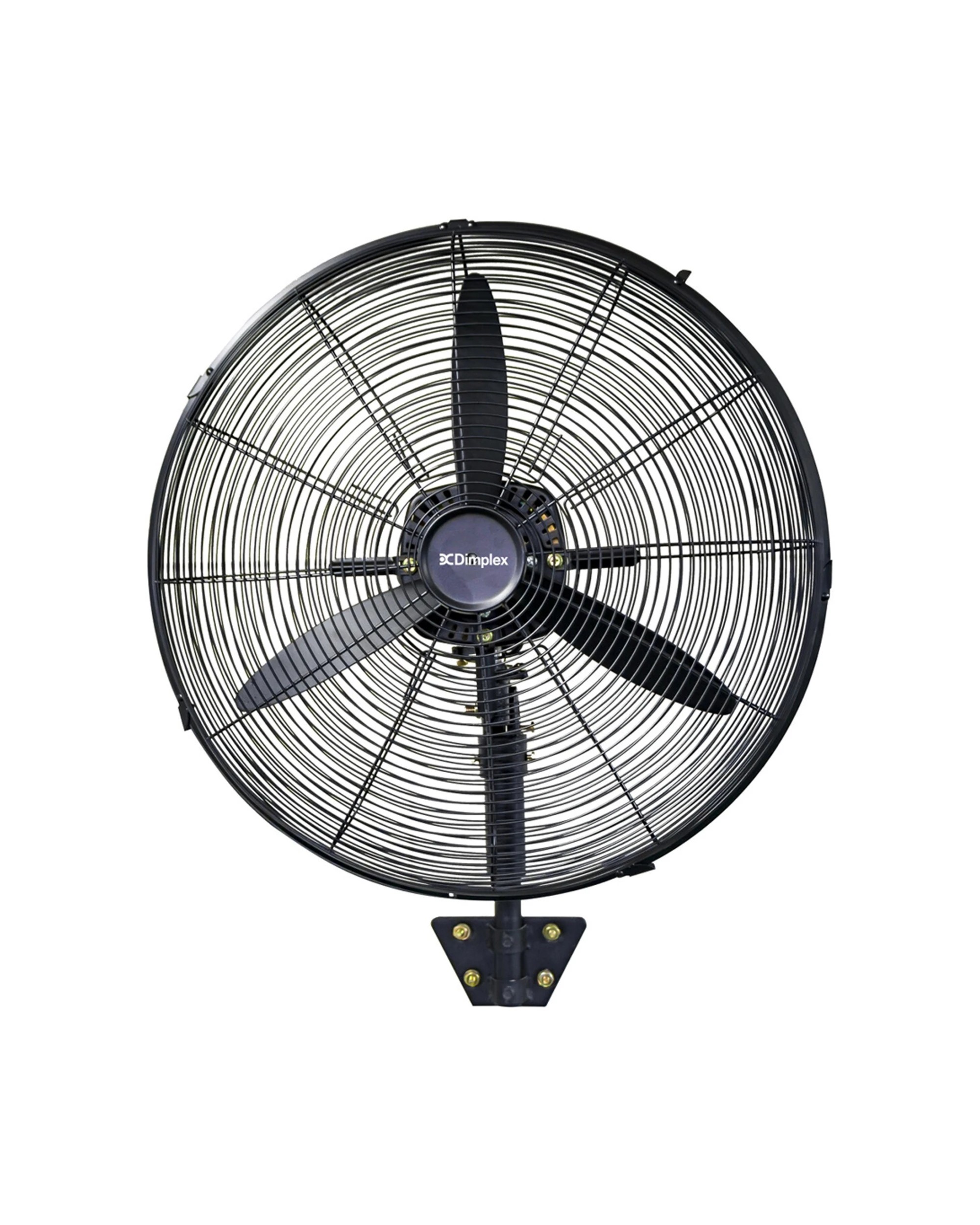 1 Dimplex 50cm High Velocity 180w Oscillating Wall Mounted Fan W/ Remote - Black, 1 of 5