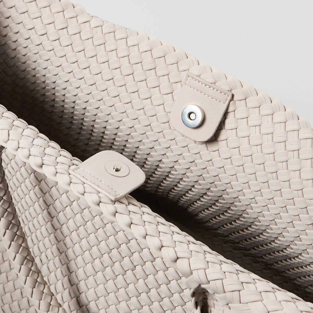 4 Weave Tote Bag SMOKEY TAUPE, 4 of 6