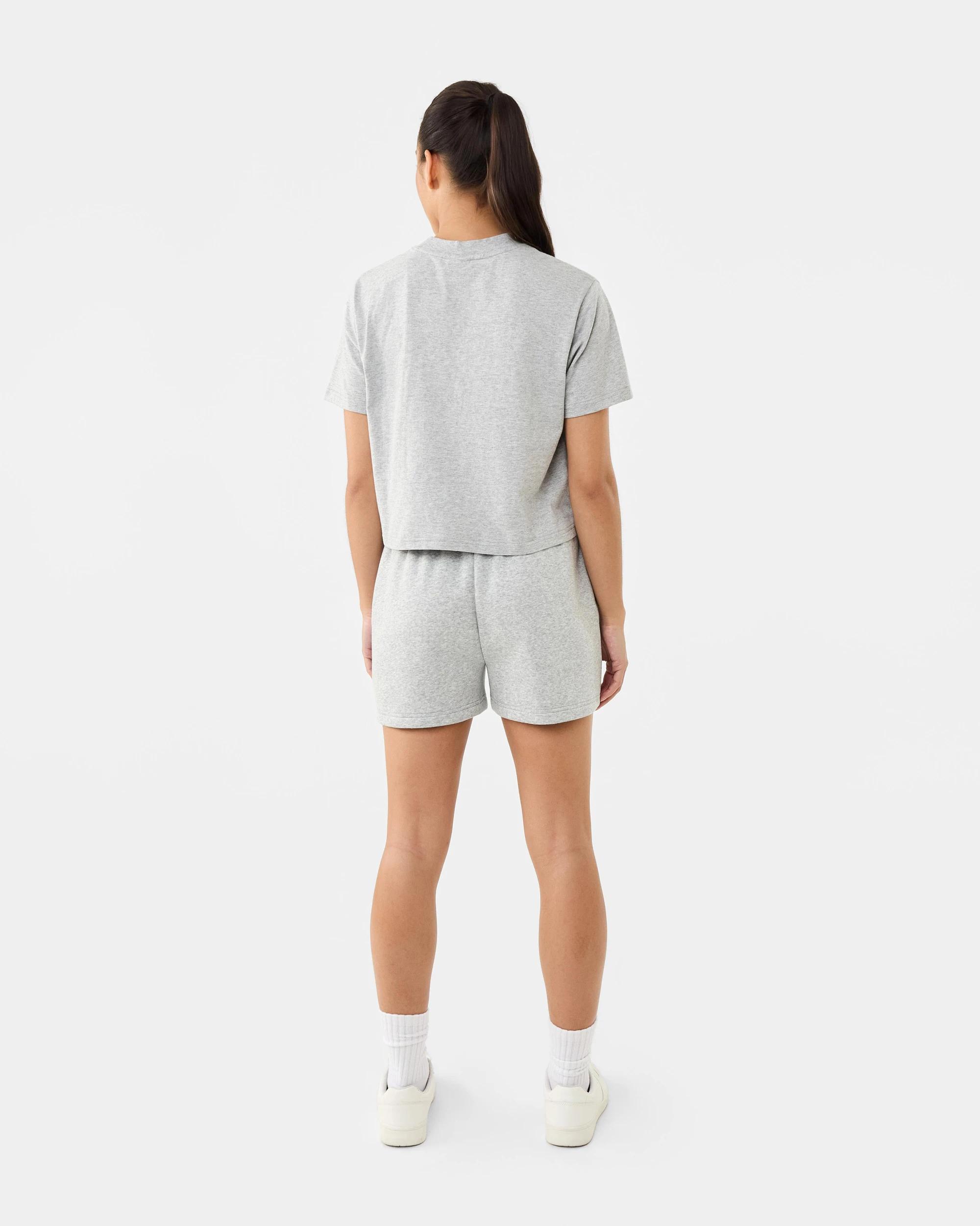 4 Champion Varsity Womens Crop T-shirt Oxford Ht, 4 of 8