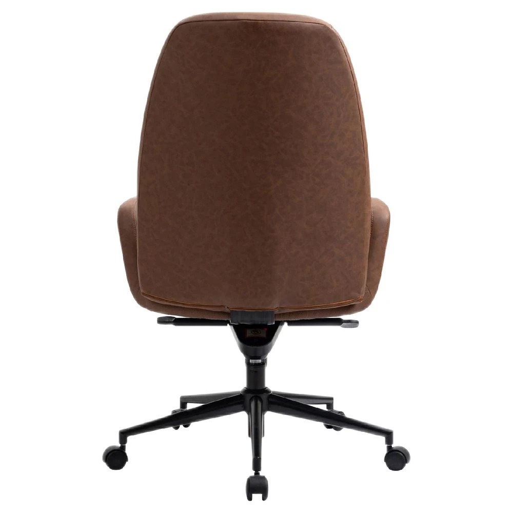 4 Lindenberg Chair PU Brown Ergonomic Chairs and Desk Chairs, 4 of 10