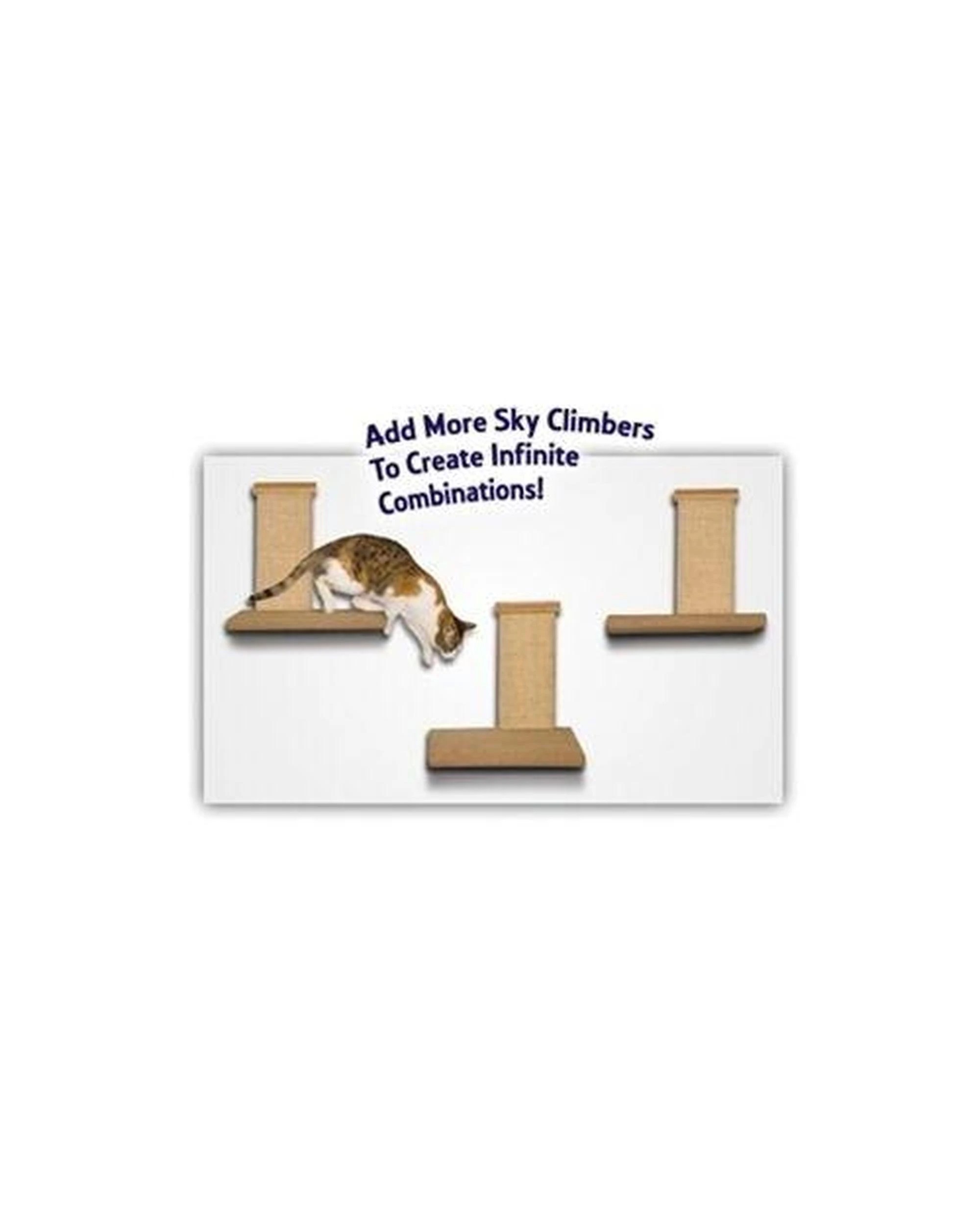 6 SmartCat Sky Climber Wall Mounted Durable Cat Scratching Post, 6 of 6