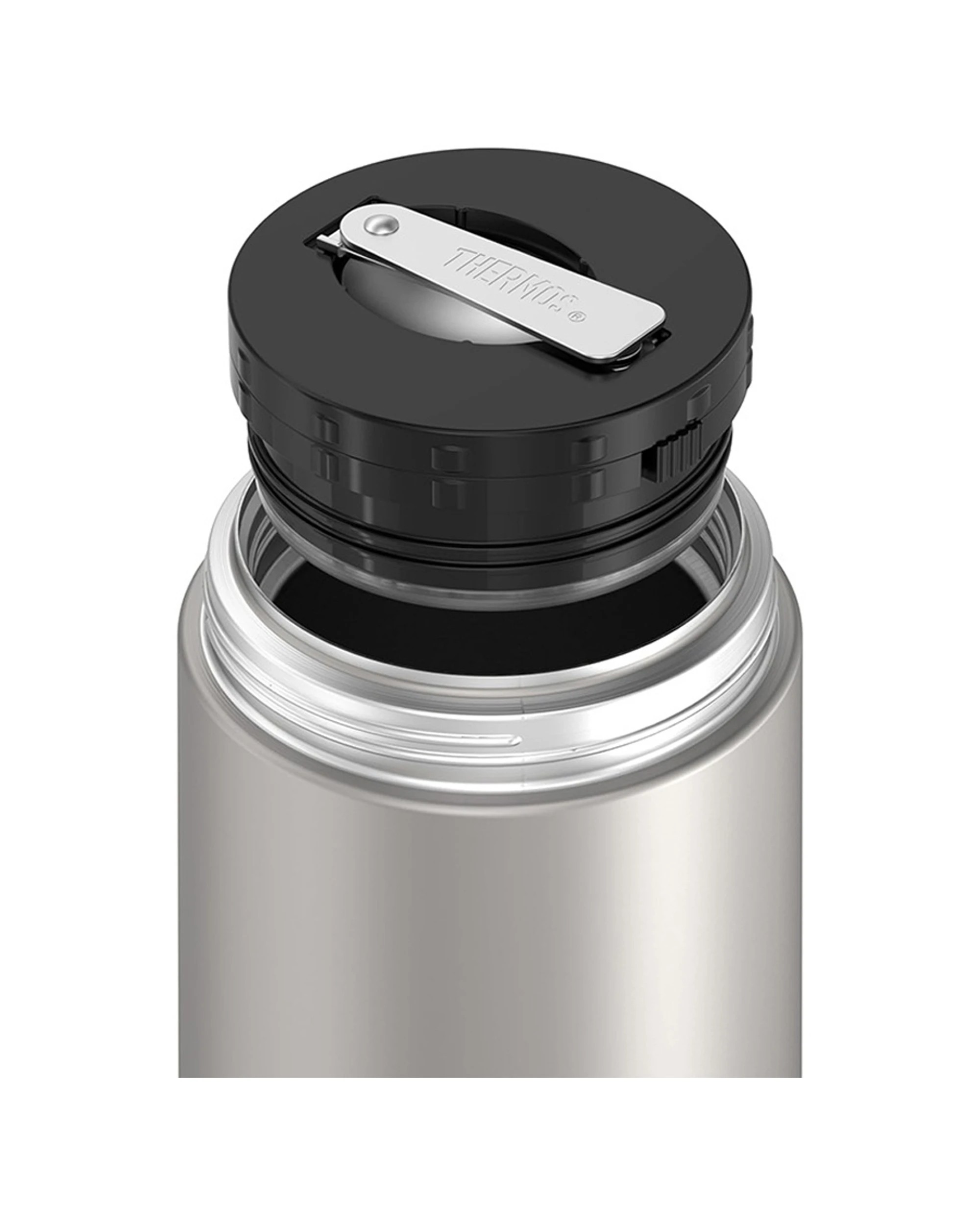 3 Thermos Guardian 795Ml Stainless Steel Vacuum Insulated Food Jar With Bowl - Red, 3 of 3