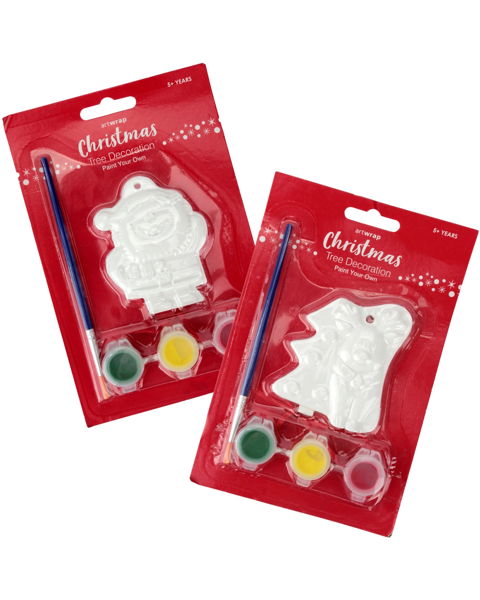 1 Artwrap Paint Your Own Christmas Tree Decoration Kit - Assorted, 1 of 1