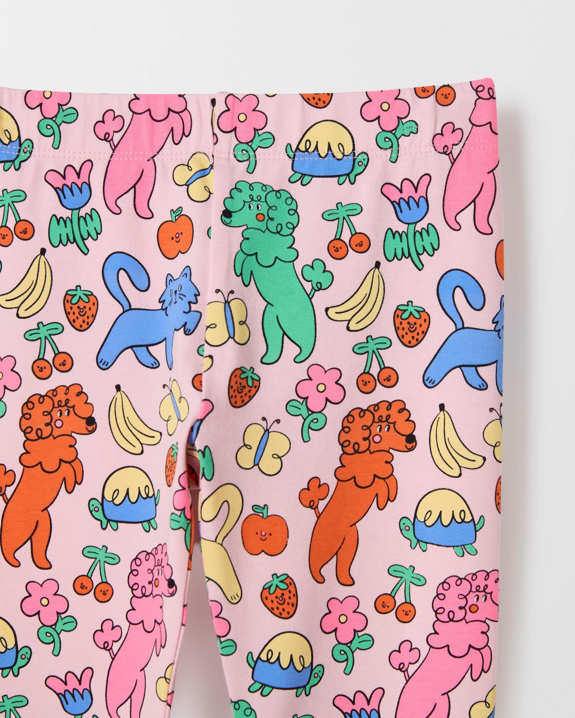 2 Target Kids Australian Cotton Printed Leggings DOG AOP MULTI, 2 of 2