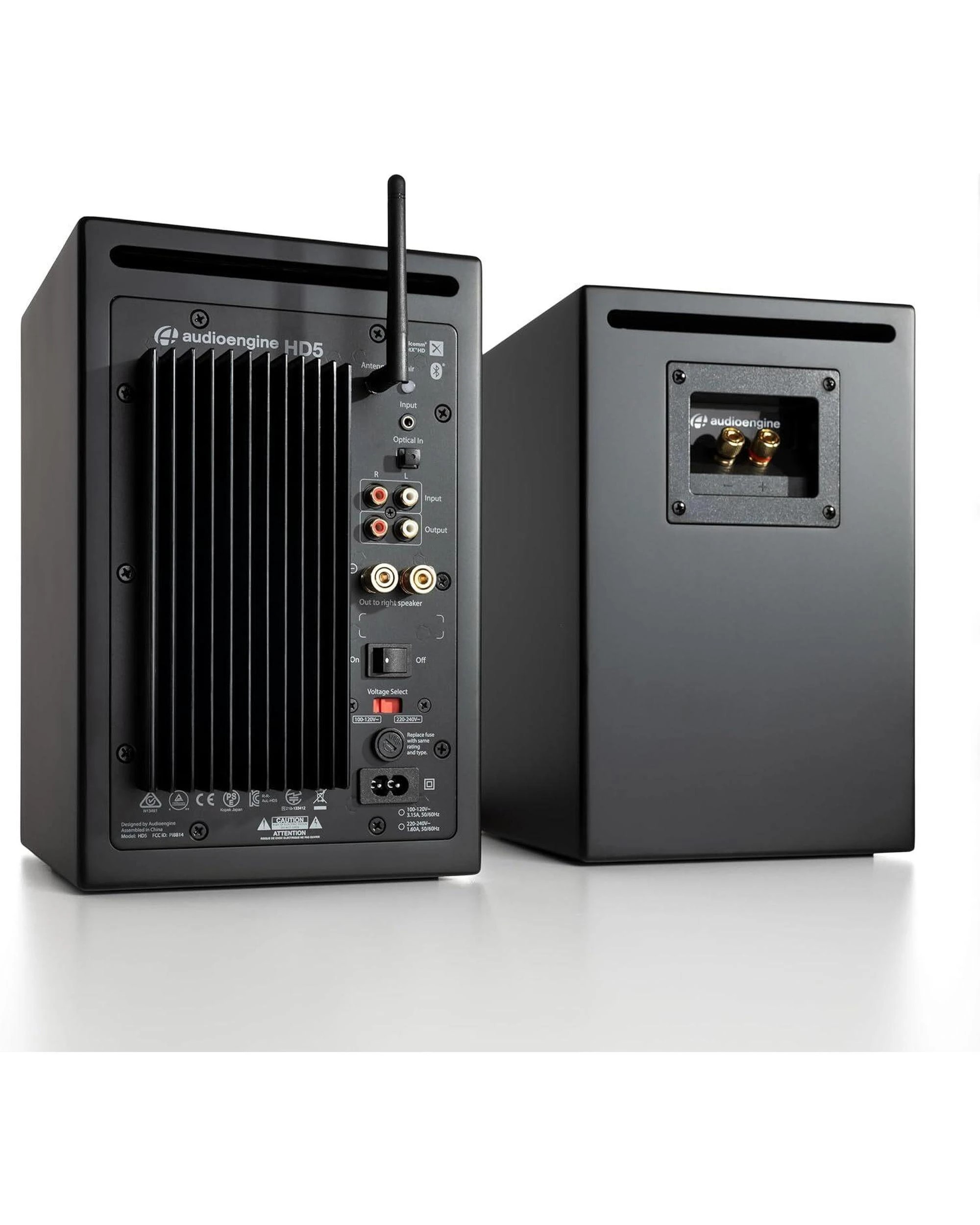 2 Audioengine HD5 Wireless Speaker System-Black, 2 of 3