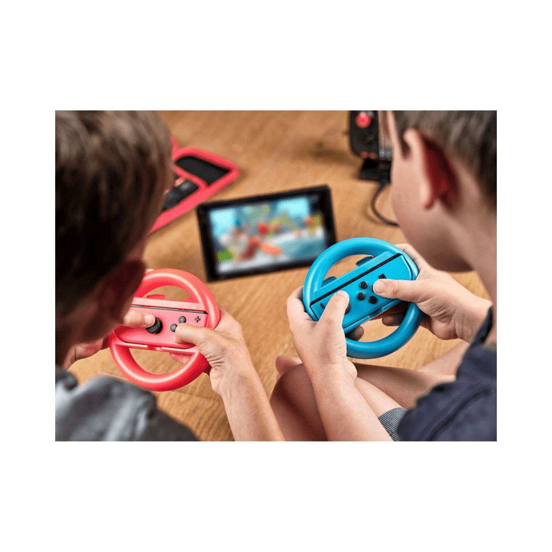 3 3rd Earth Joy-Con Twin Wheel for Switch - Red and Blue - Multi, 3 of 3