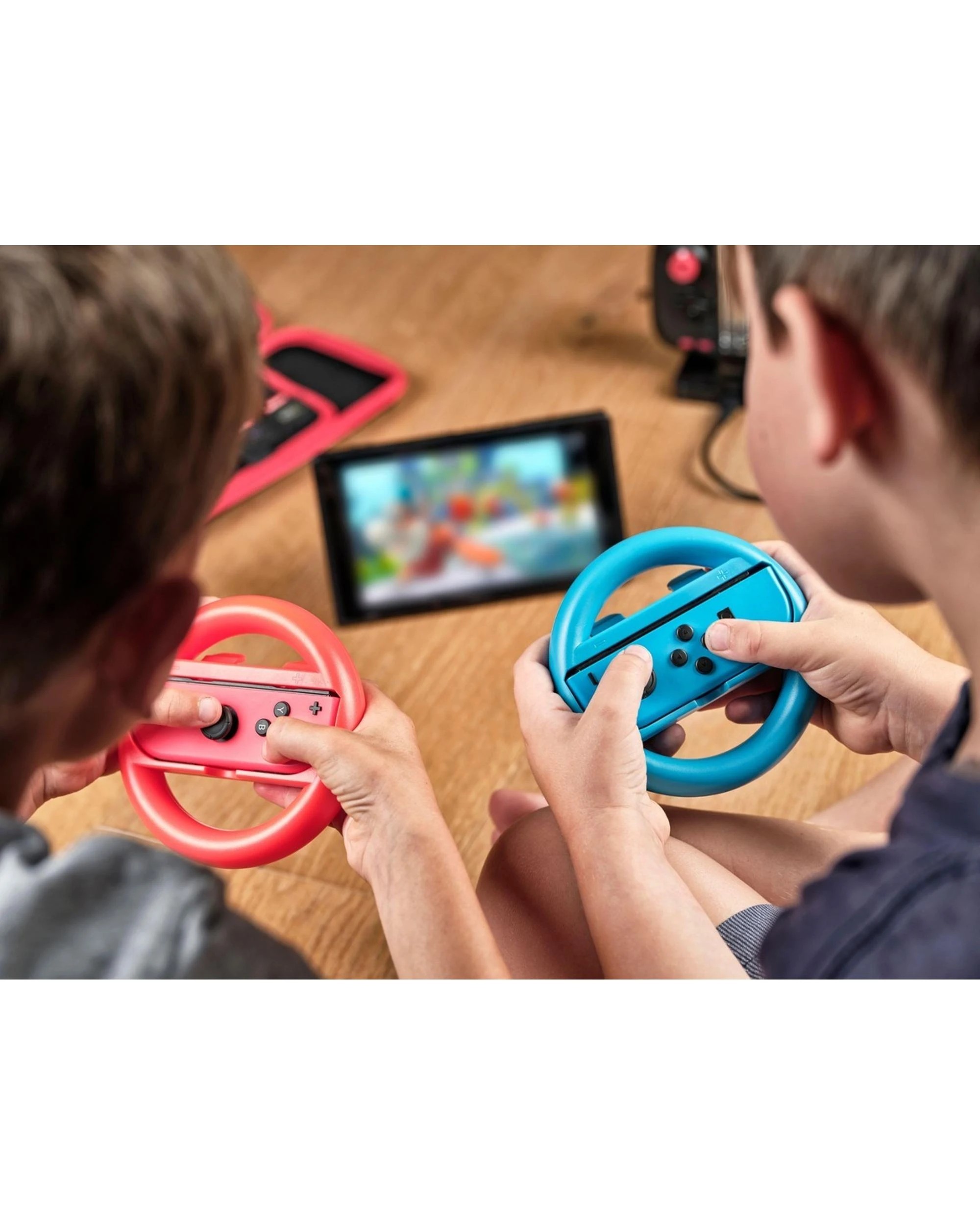 3 3rd Earth Joy-con Twin Wheel For Switch (red And Blue), 3 of 3