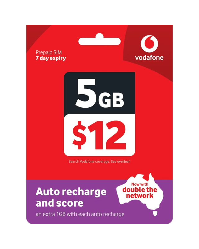 Vodafone $12 Prepaid Eco