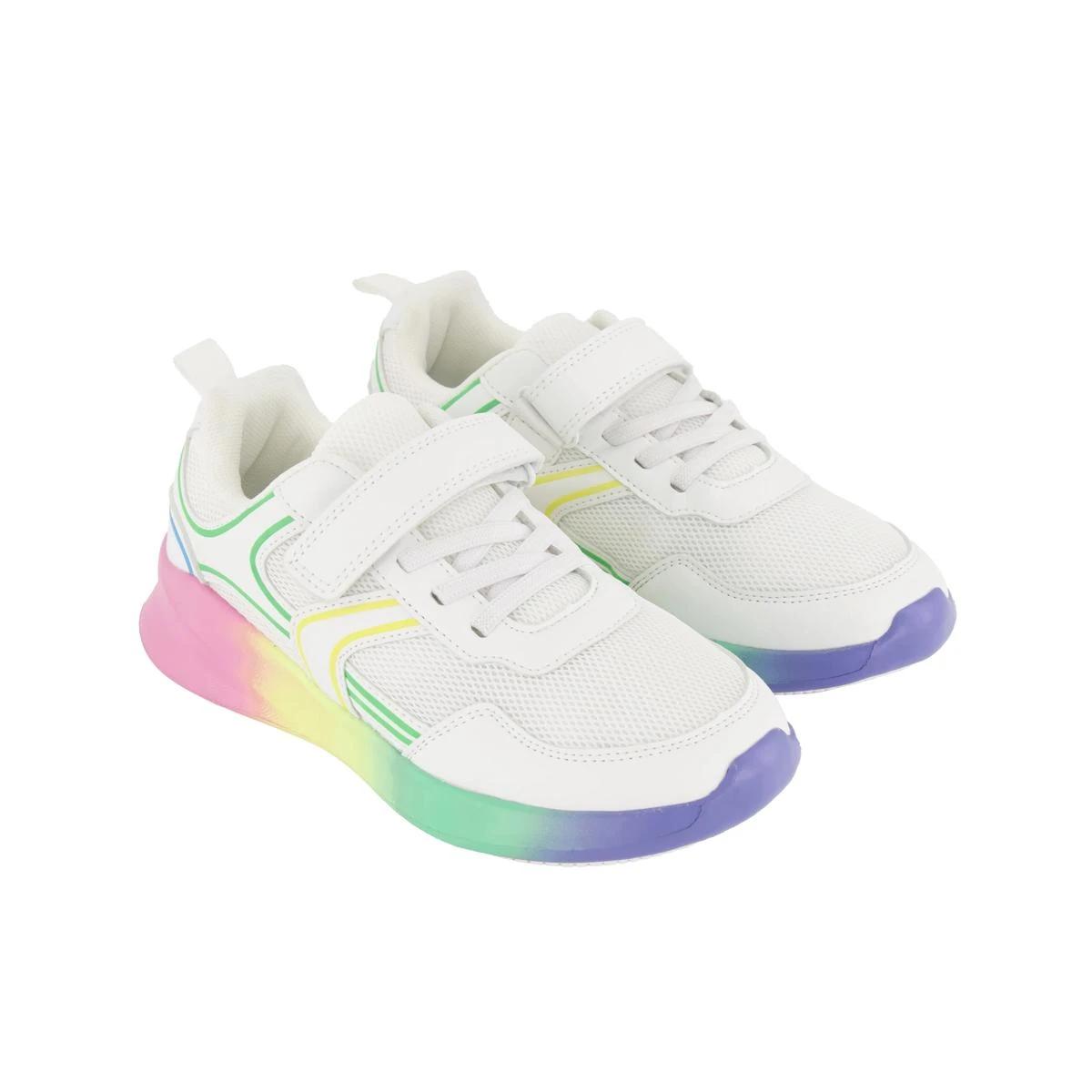 4 Senior Sneakers WHITE Ombre Sole, 4 of 5
