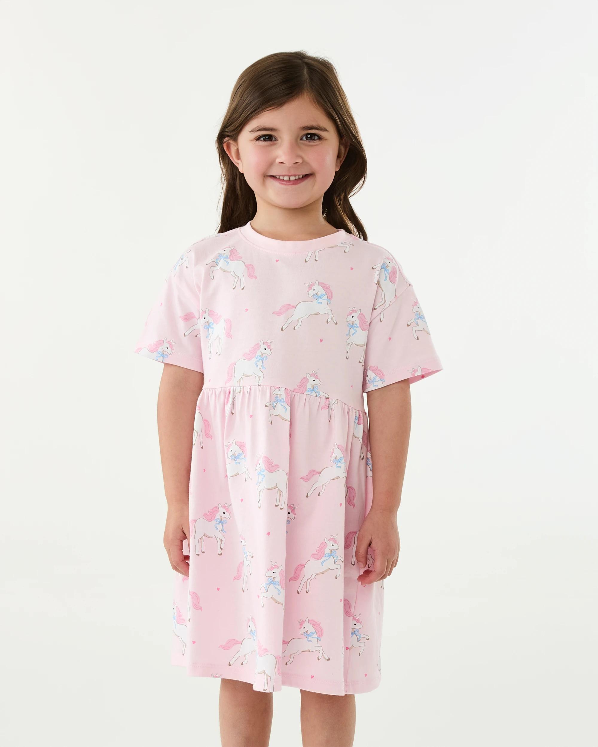 1 Jersey Dress Pnk Unicrn, 1 of 7
